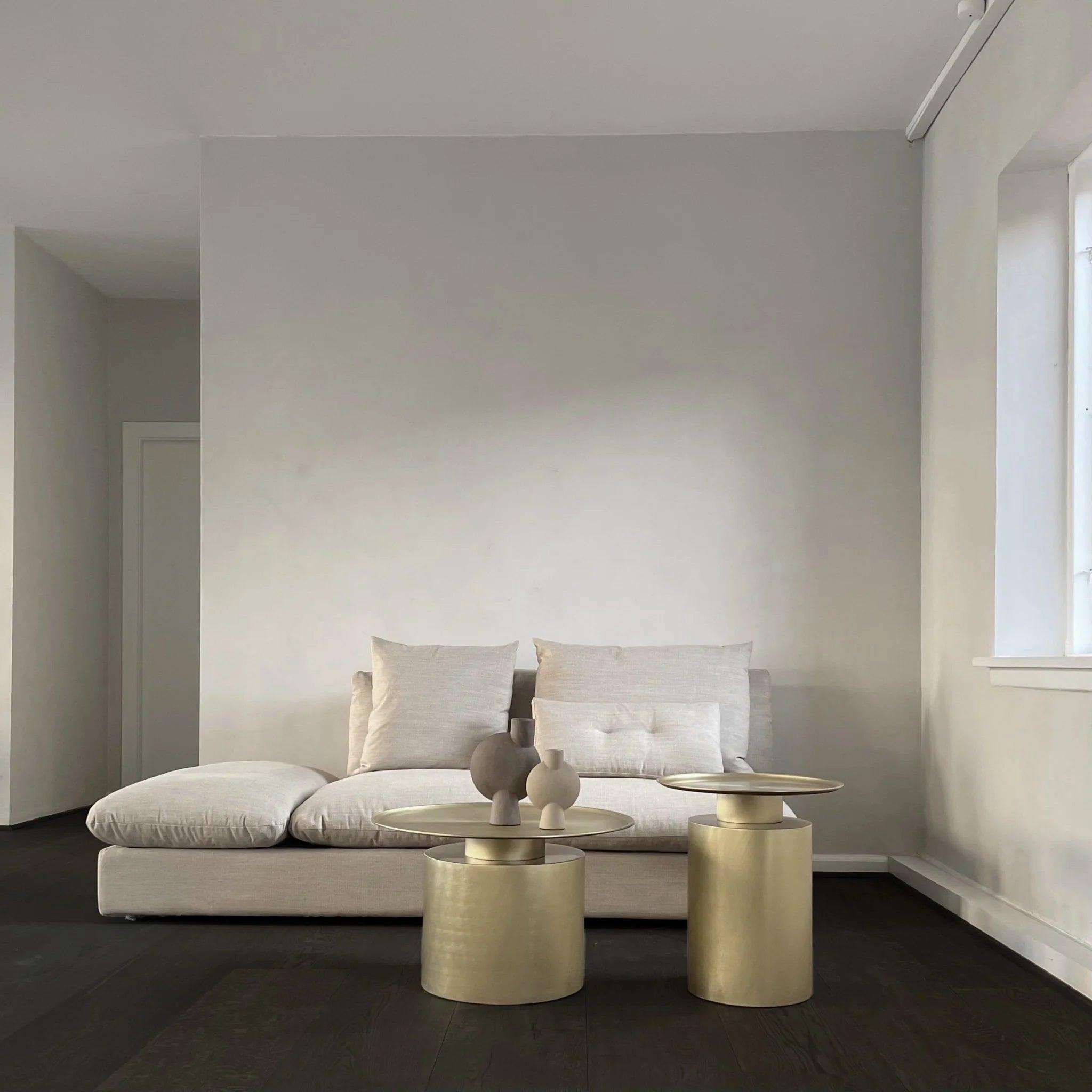 Stolik kawowy PILLAR mosiądz 101 Copenhagen Eye on Design