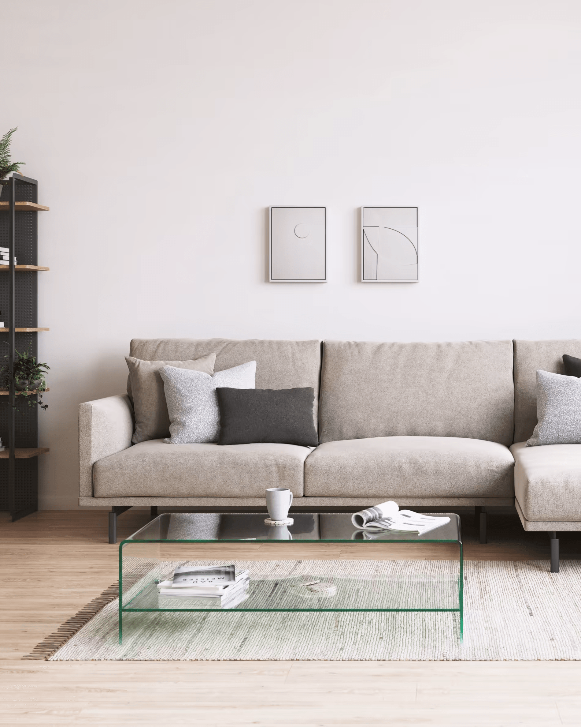 Stolik kawowy z półką BURANO La Forma Eye on Design