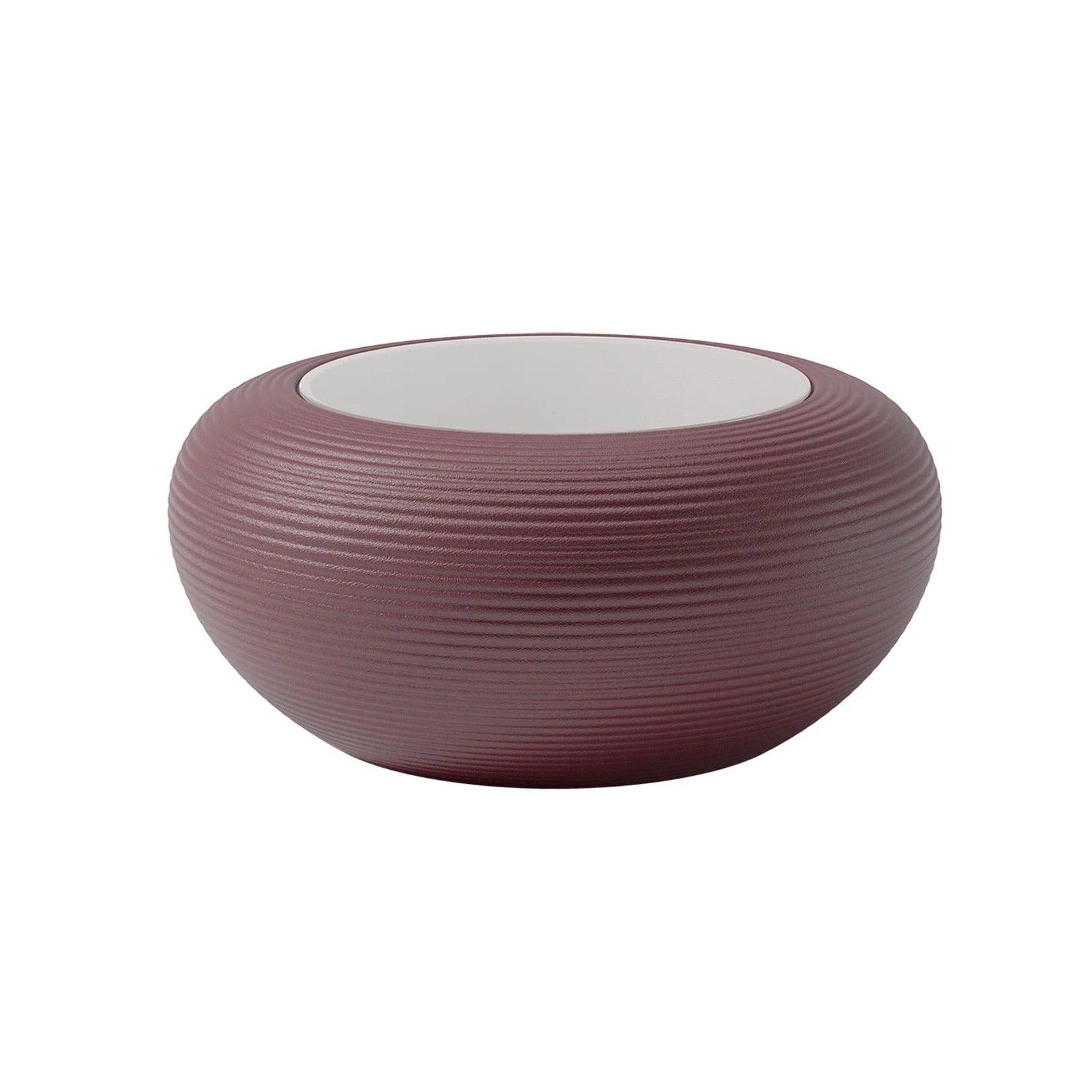 Stolik kawowy zewnętrzny NAMI bordowy Qeeboo Eye on Design