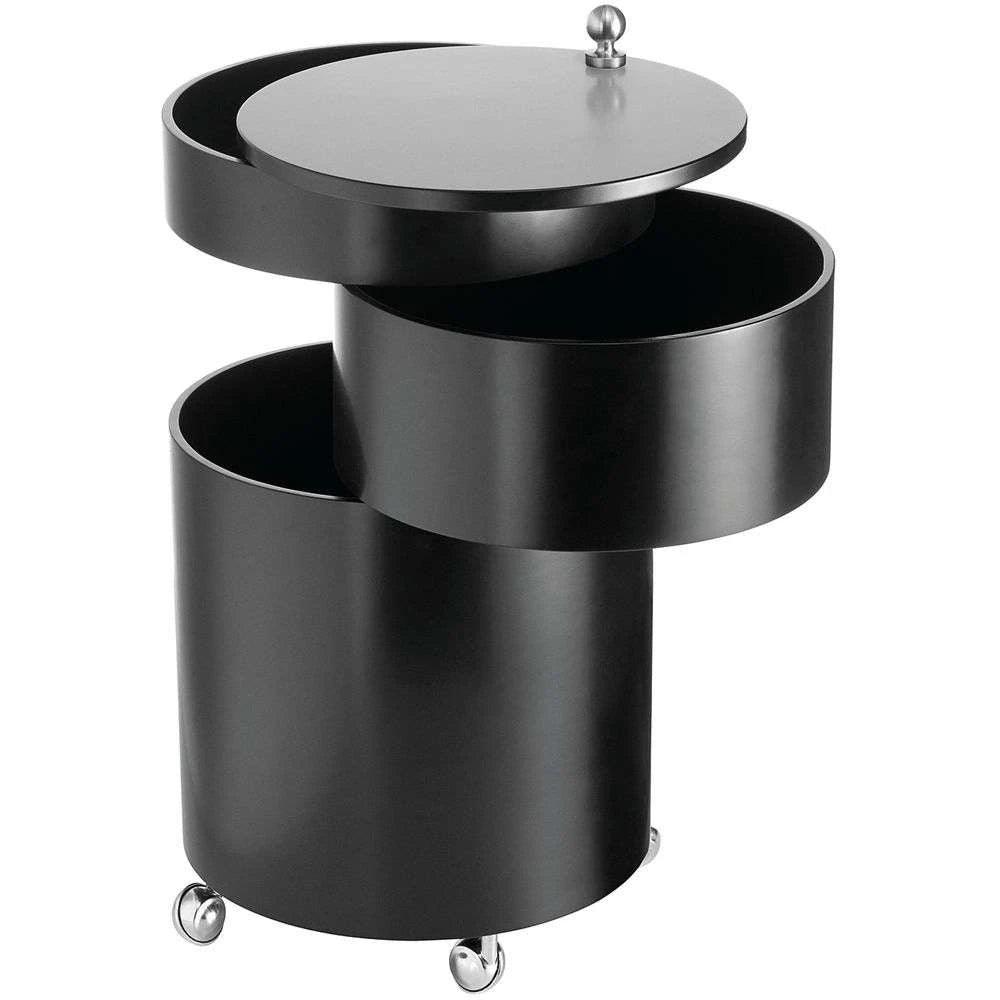 Stolik na kółkach BARBOY czarny – Verpan