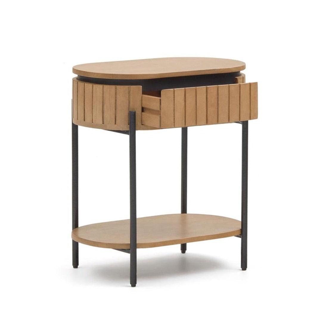 Stolik nocny LICIA lite drewno mango La Forma Eye on Design