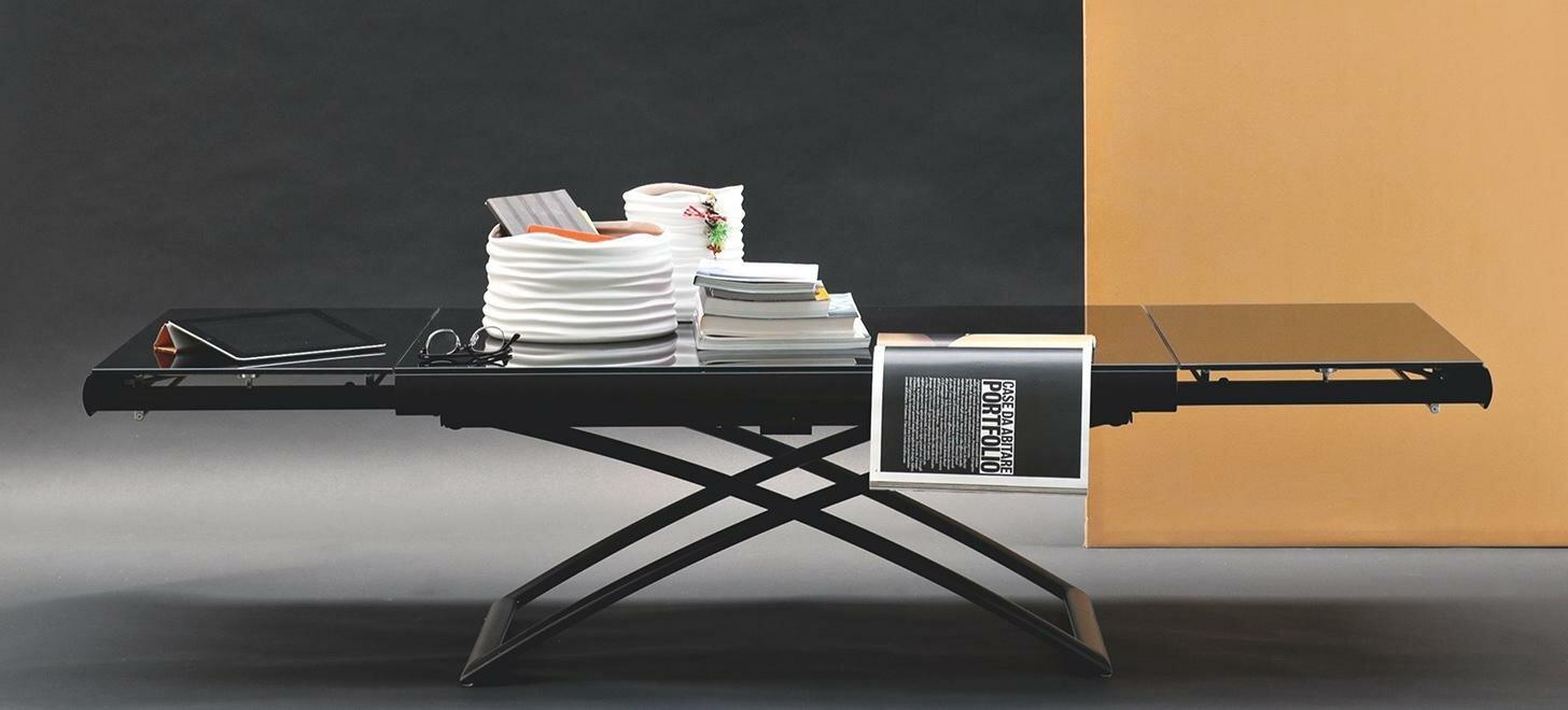 Stolik rozkładany DAKOTA czarny Calligaris Eye on Design