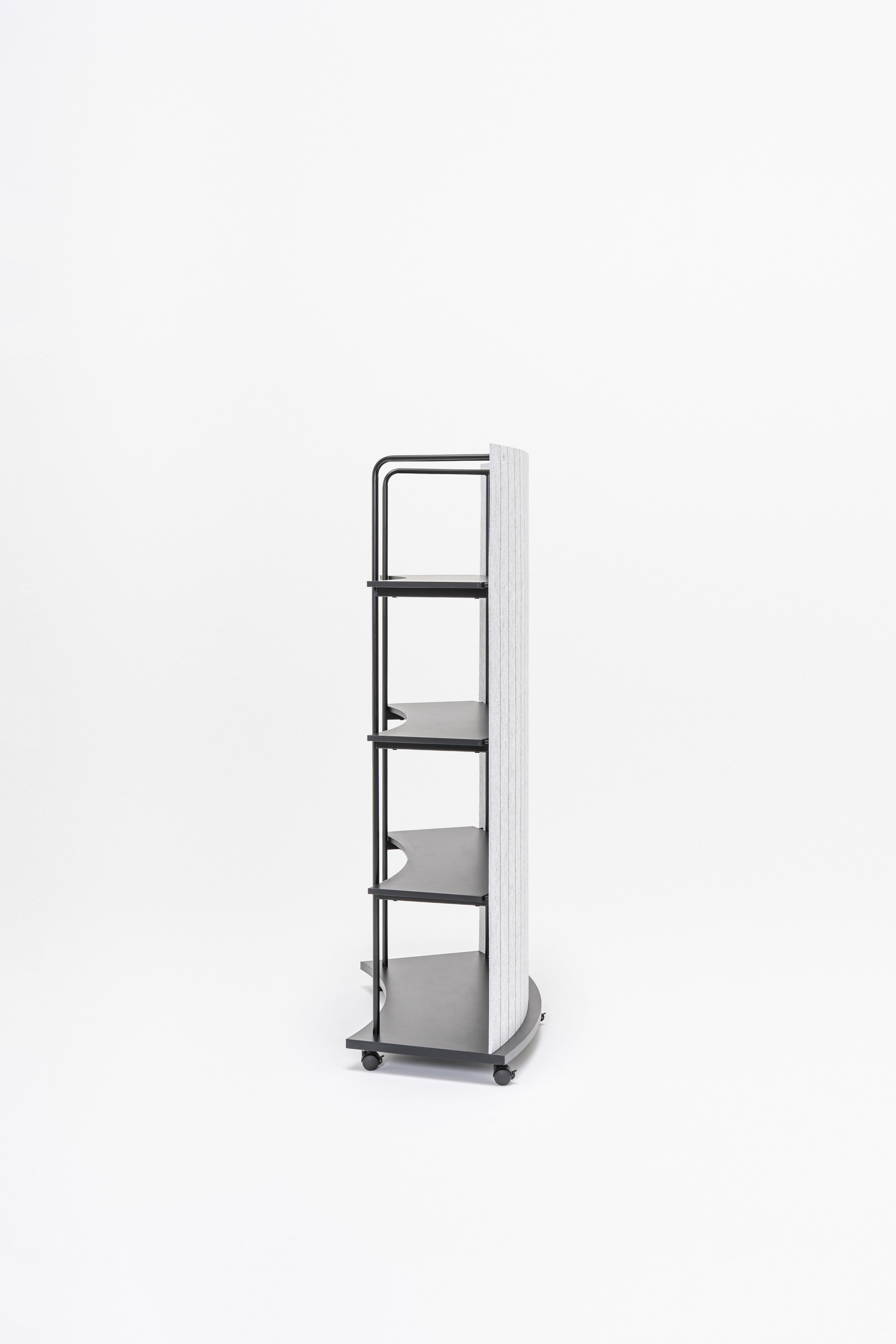Steel shelving tanca rear from felt