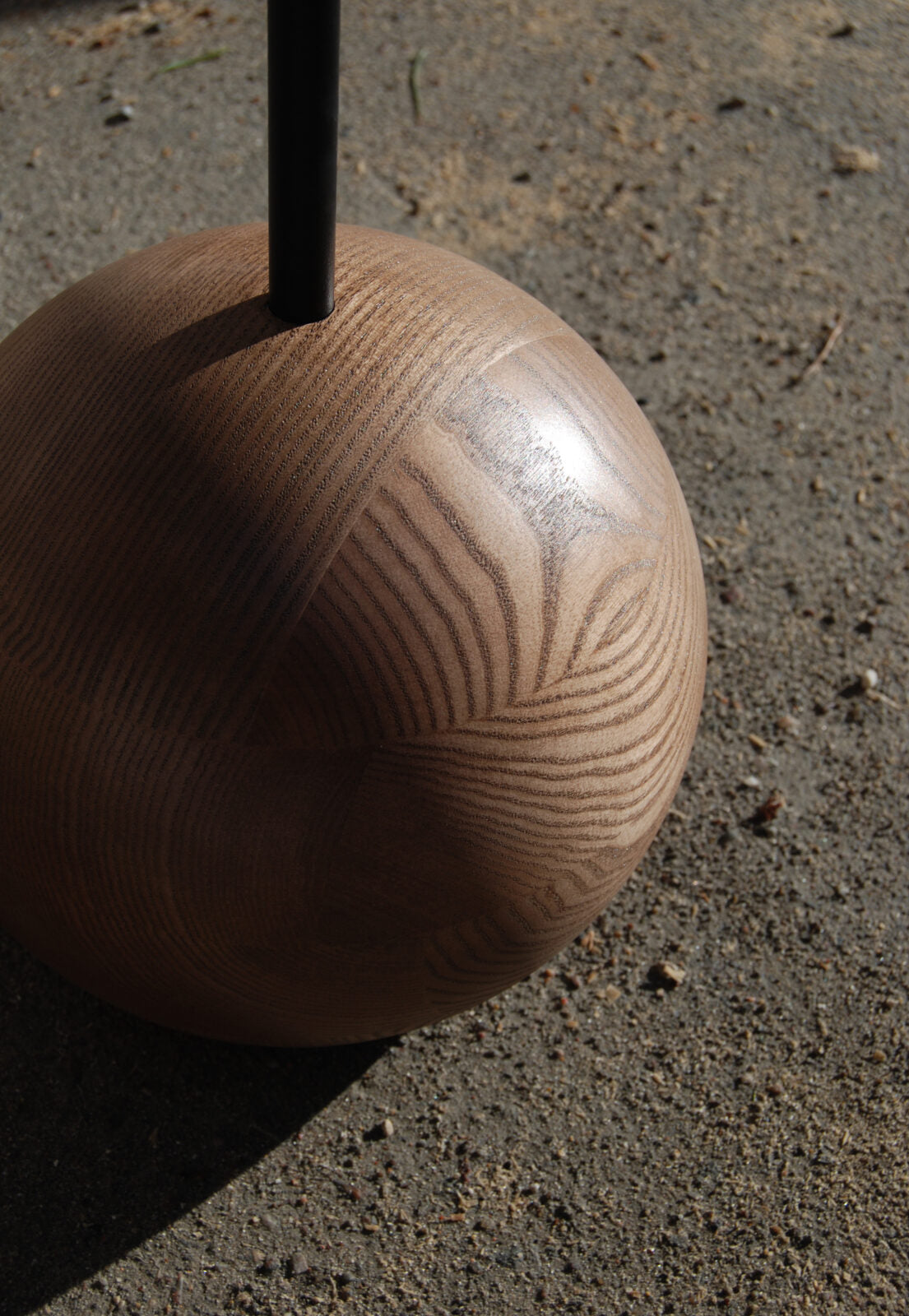 Kaffeetisch SU Holz und Stahl