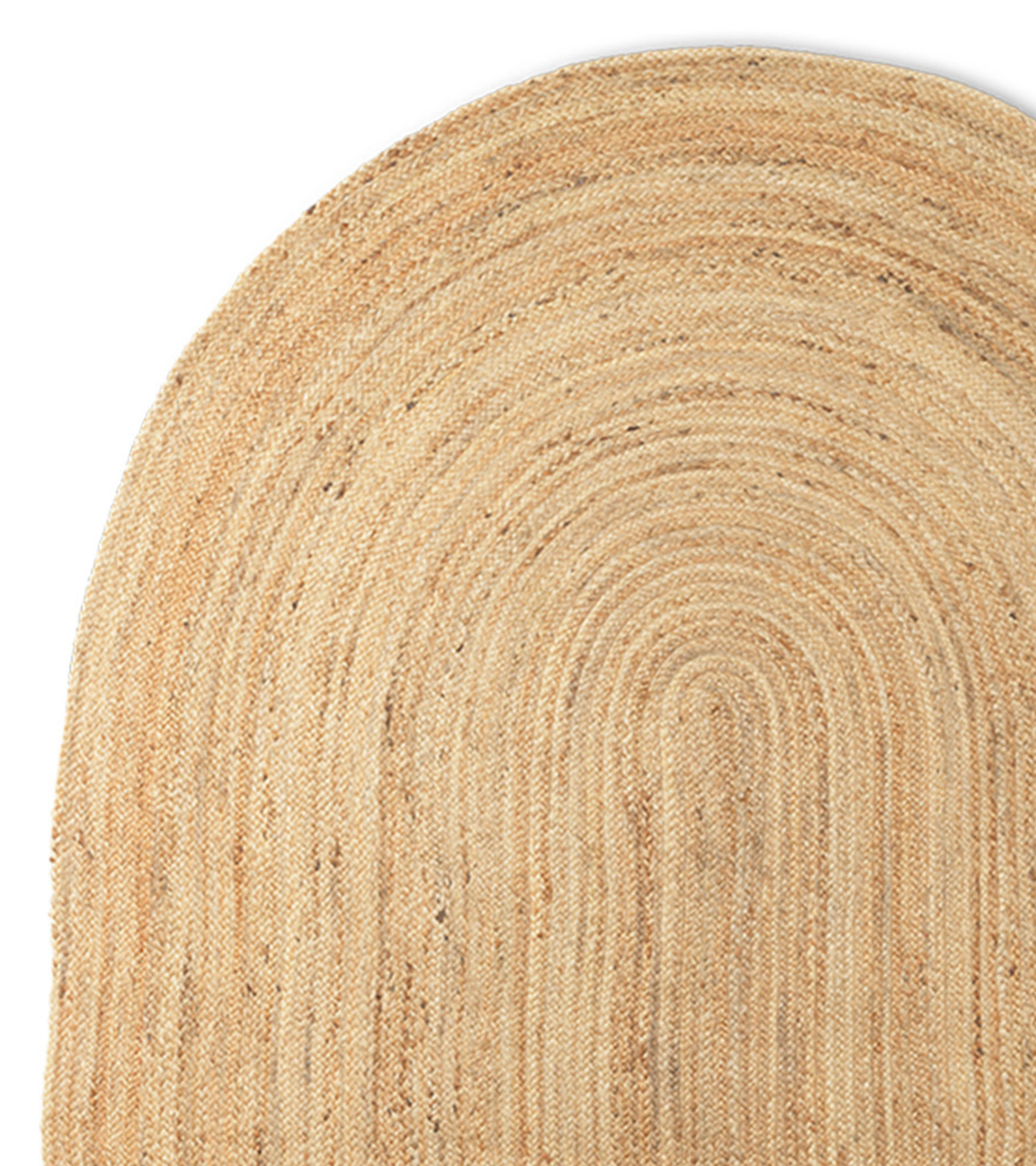 ETERNAL jute oval rug