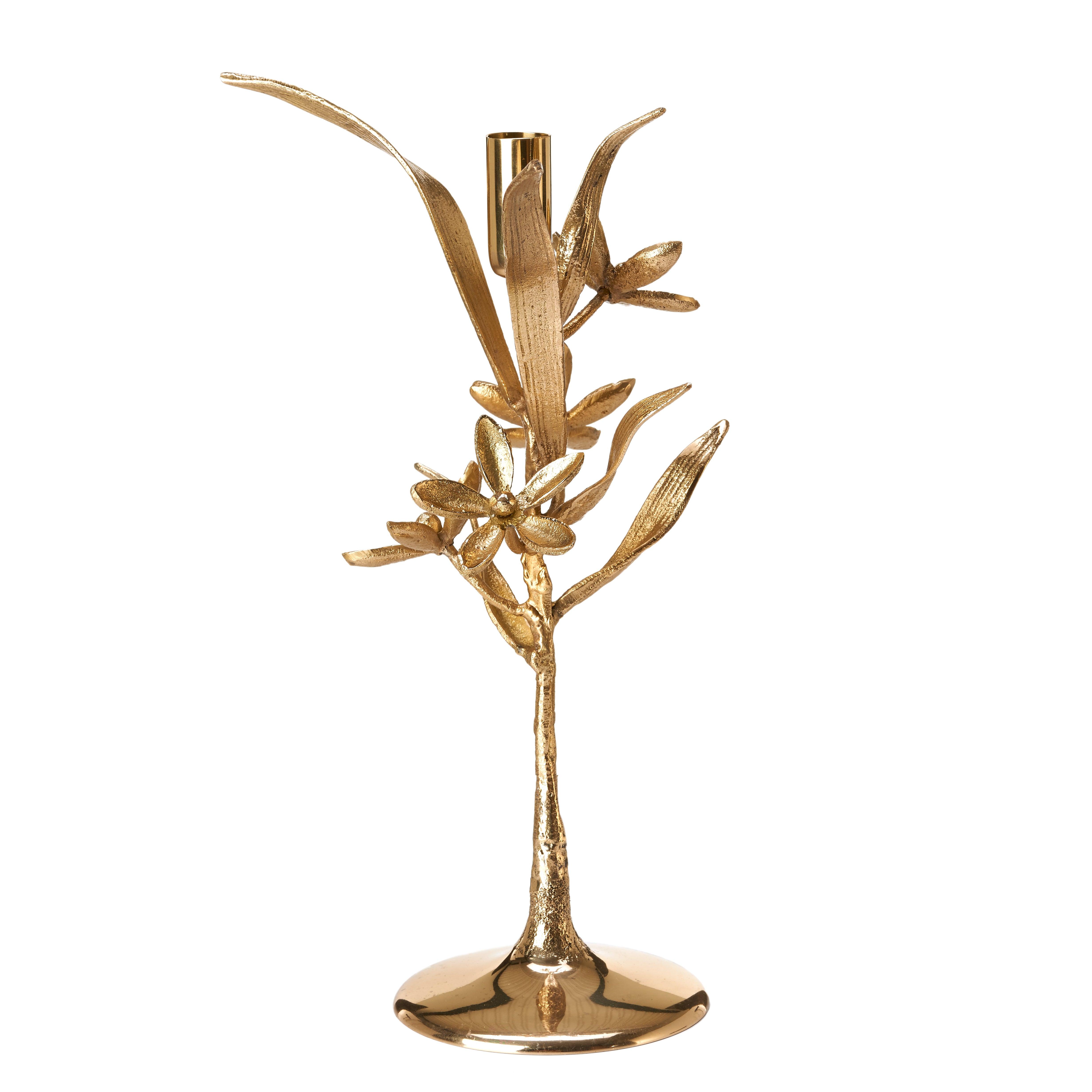 Świecznik BERGAMOT złoty Pols Potten Eye on Design