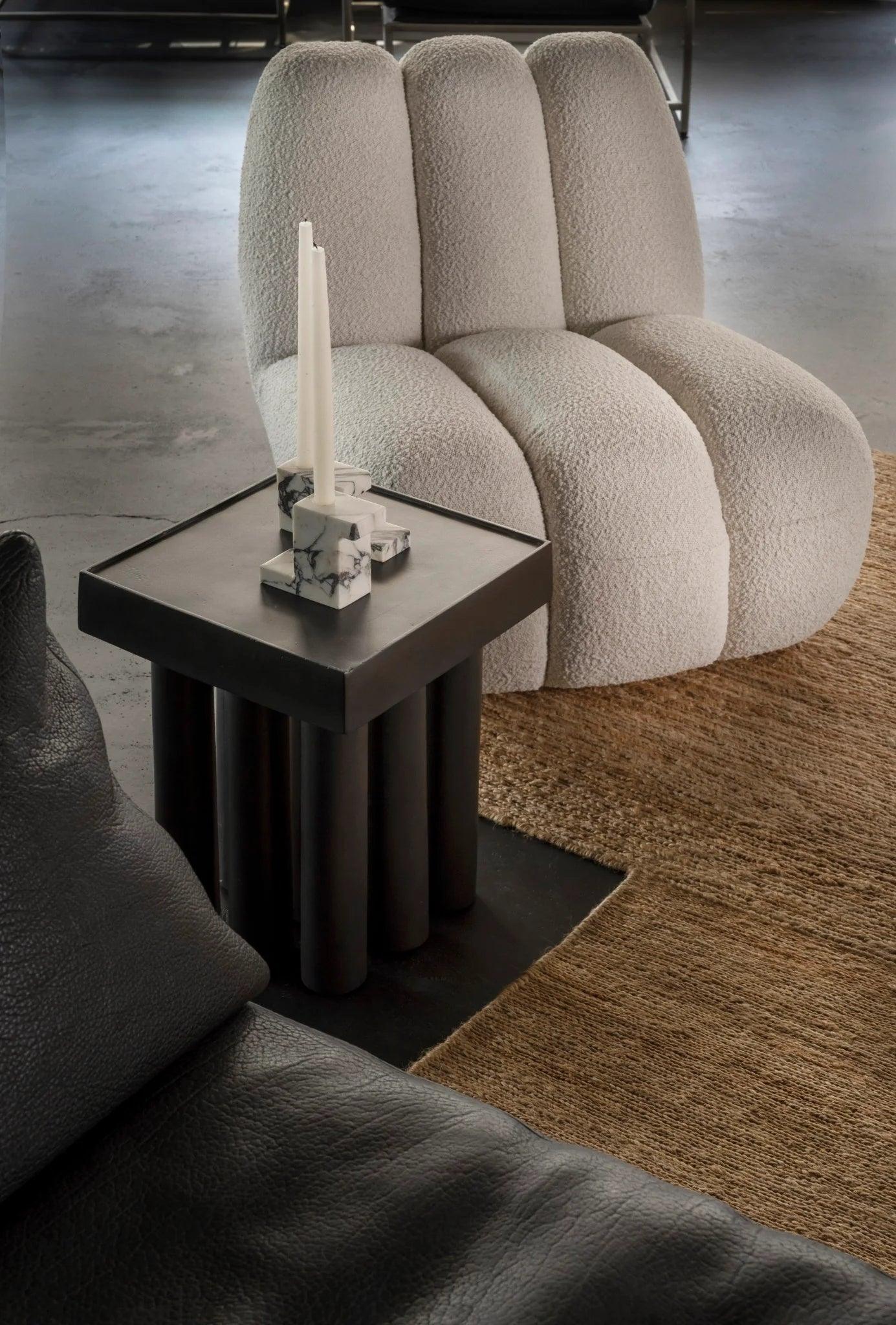 Świecznik BRICK LOW marmur 101 Copenhagen Eye on Design