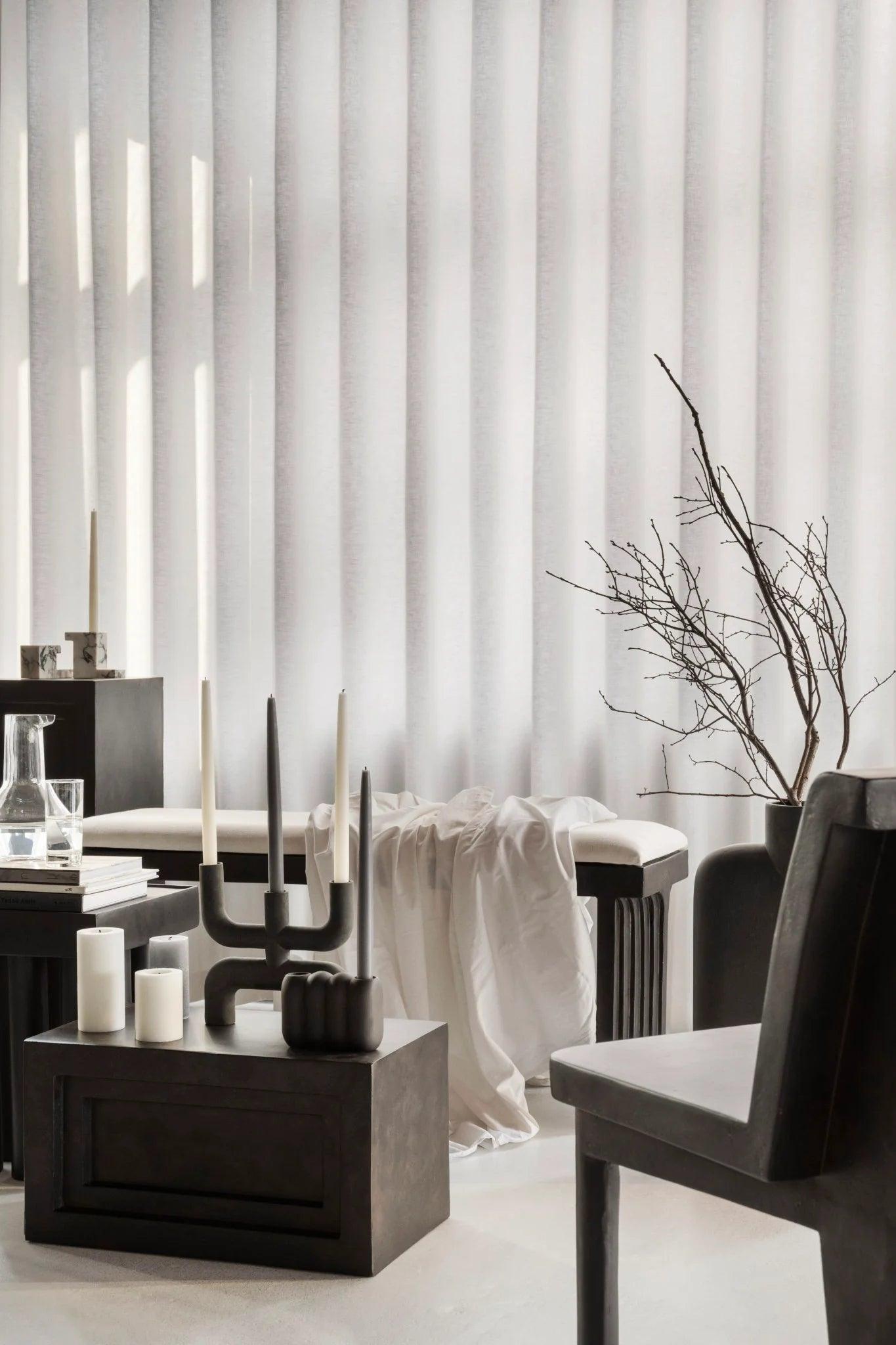 Świecznik BRICK LOW marmur 101 Copenhagen Eye on Design