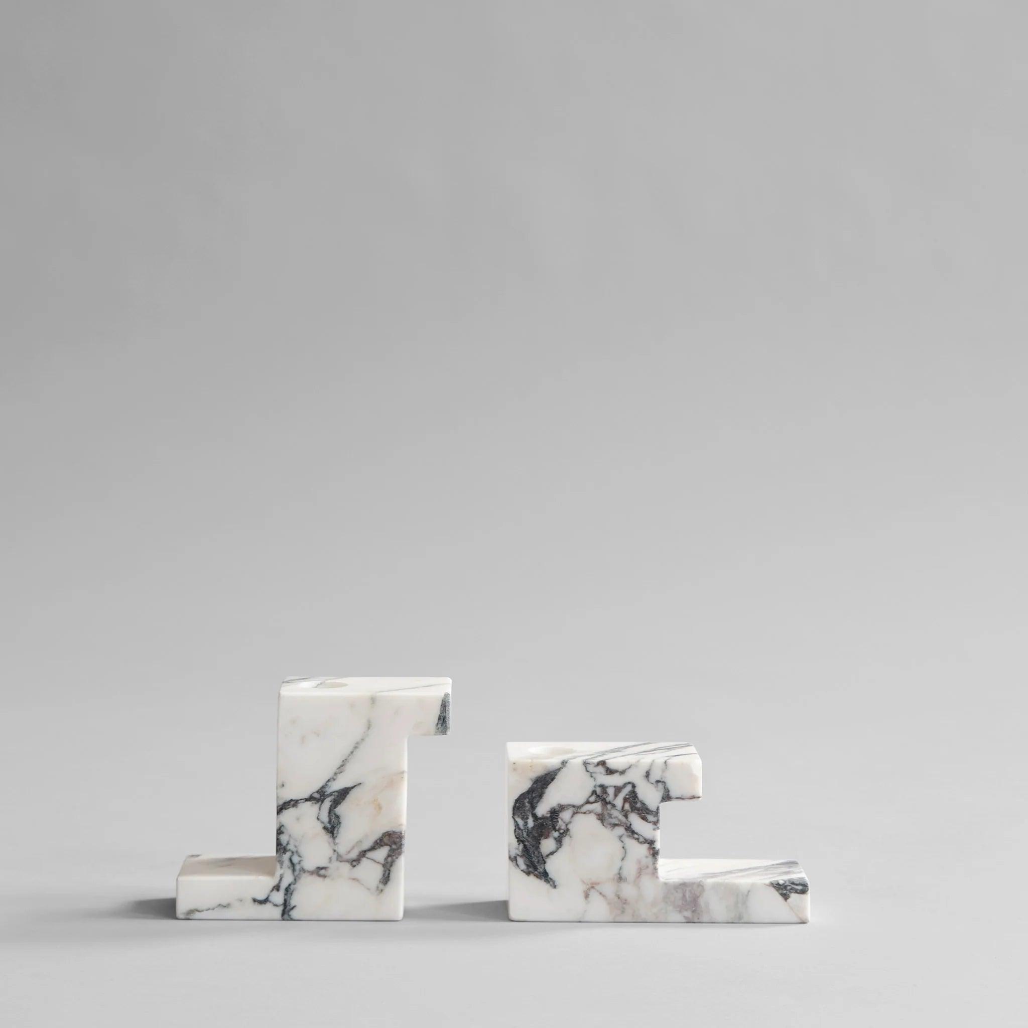 Świecznik BRICK TALL marmur 101 Copenhagen Eye on Design