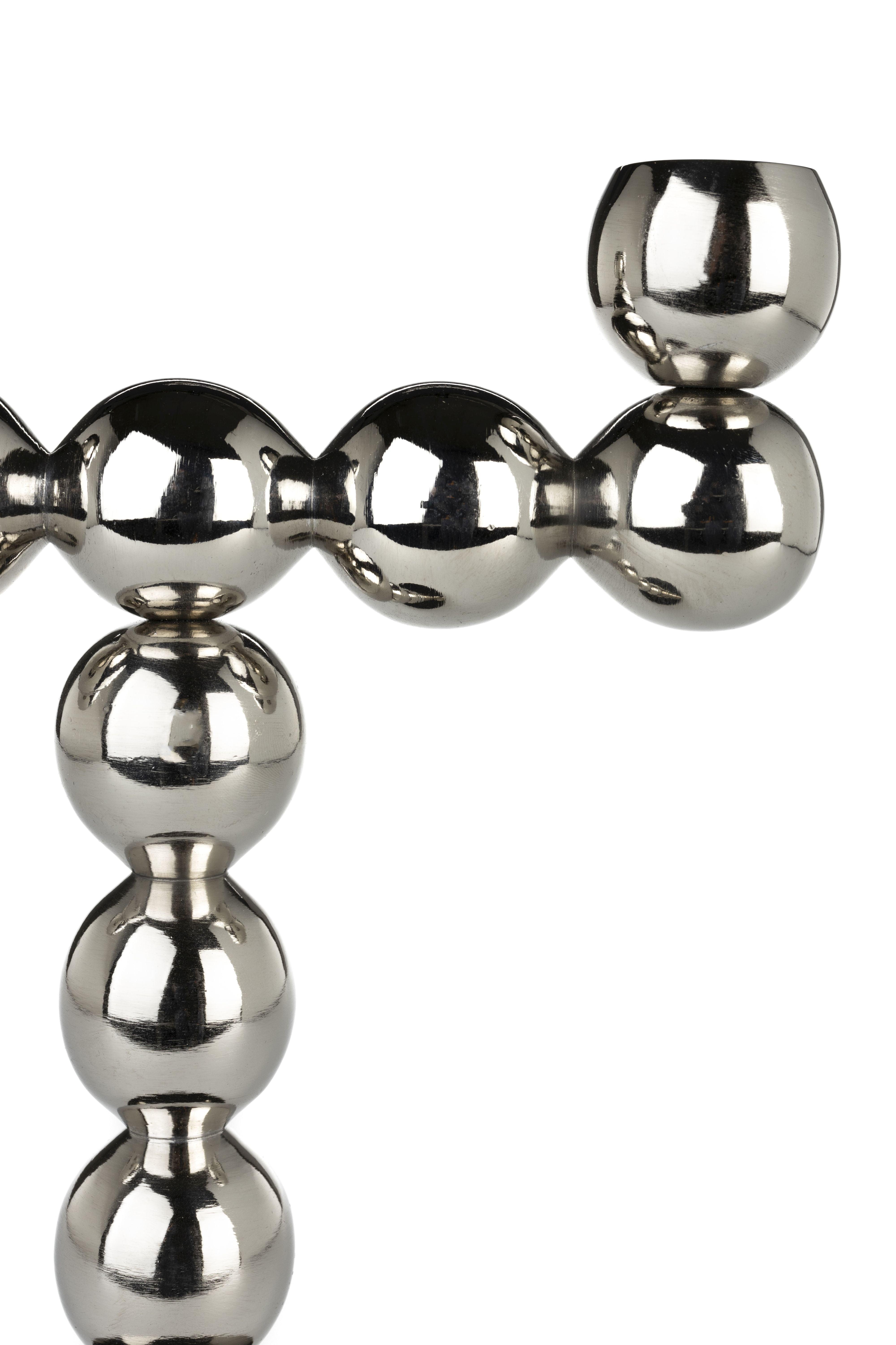 Świecznik BUBBLES TWO chrom Zuiver Eye on Design