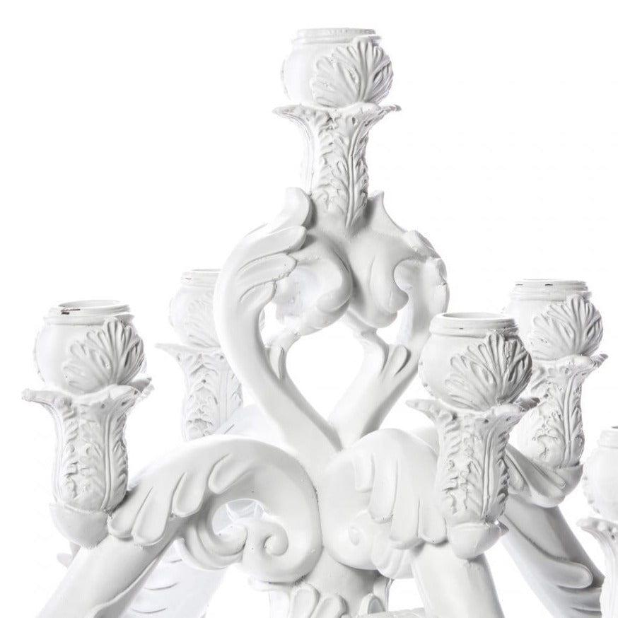 Świecznik GIANT BURLESQUE SKULL biały Seletti Eye on Design