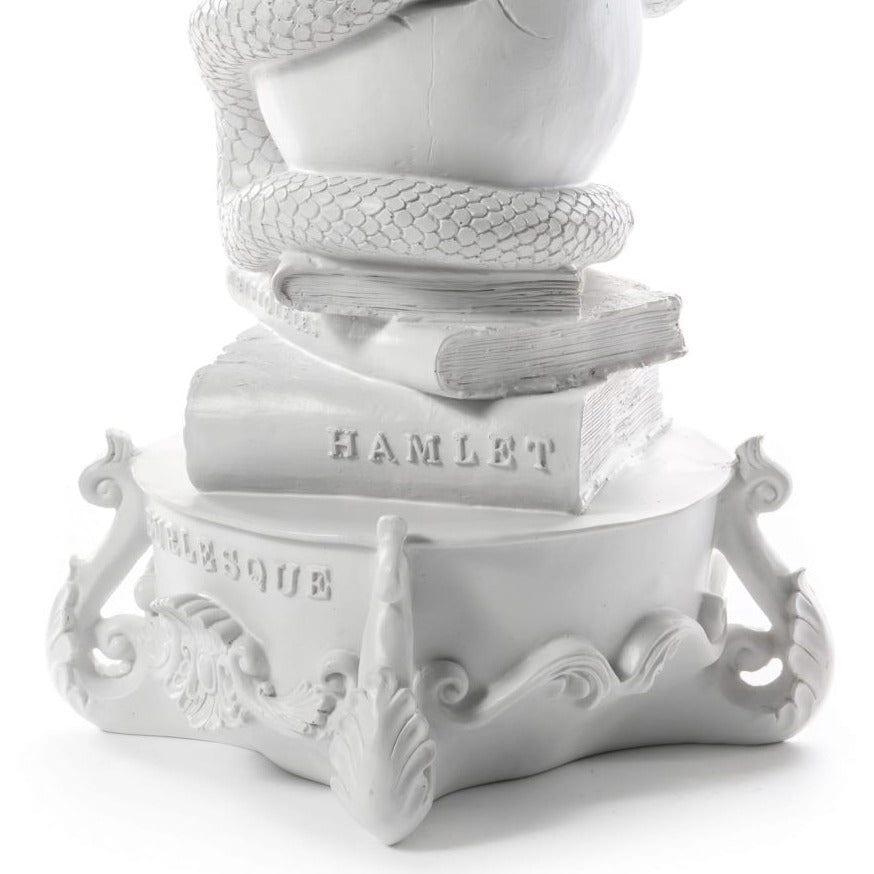 Świecznik GIANT BURLESQUE SKULL biały Seletti Eye on Design