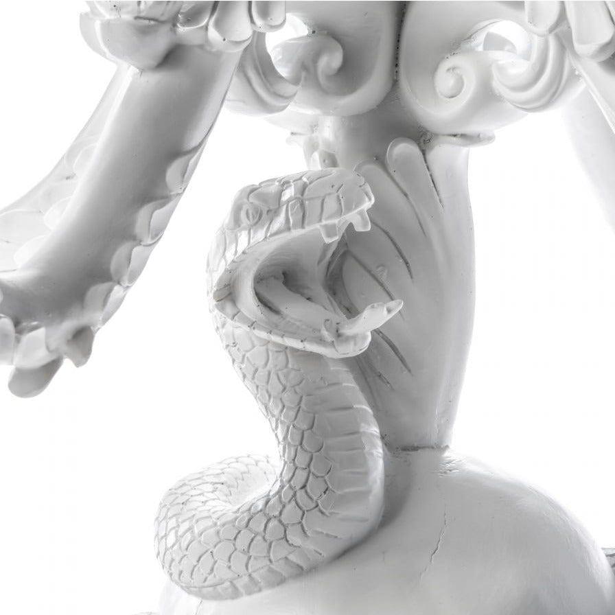 Świecznik GIANT BURLESQUE SKULL biały Seletti Eye on Design