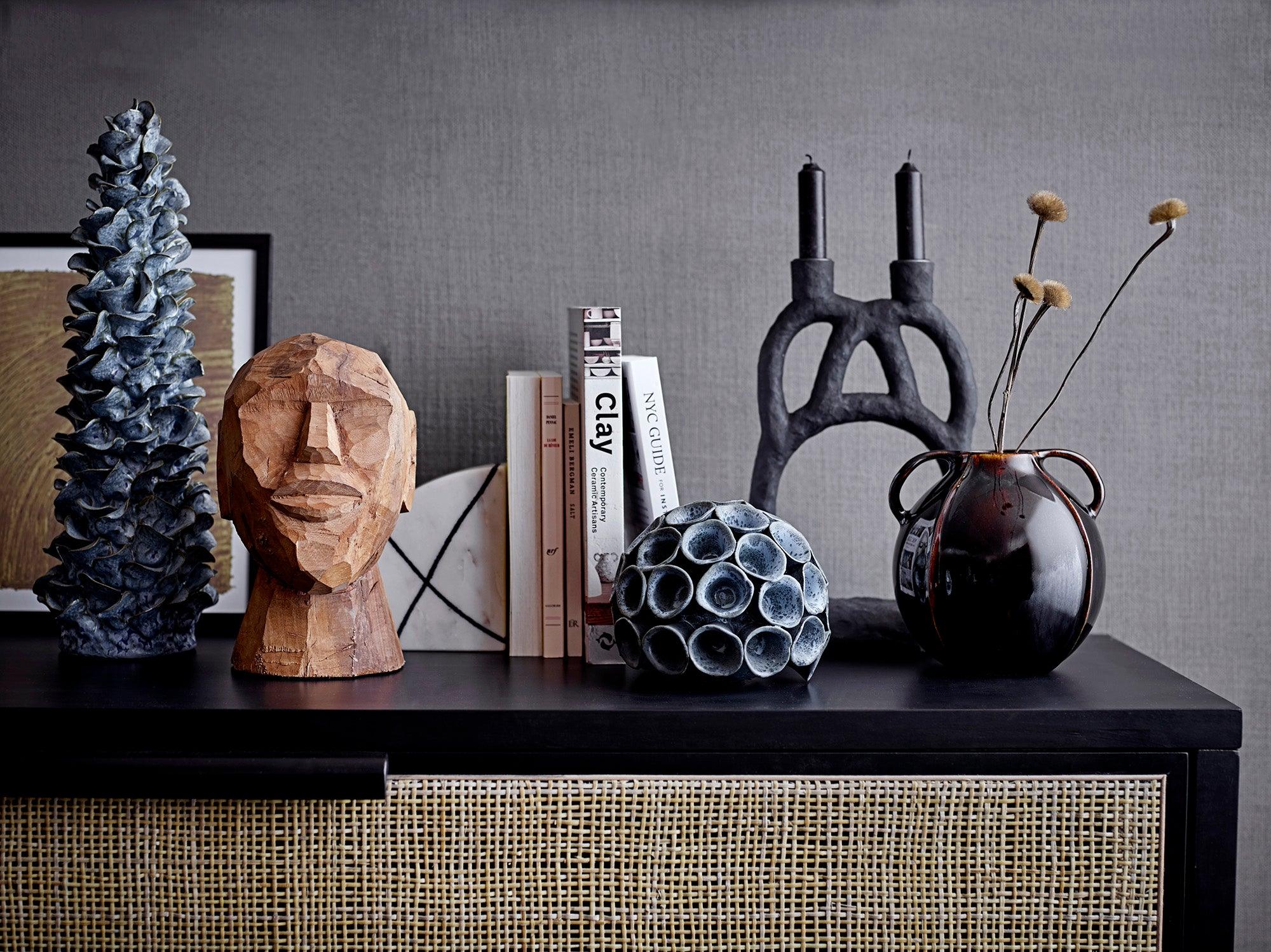 Świecznik RAMINA czarny Bloomingville Eye on Design