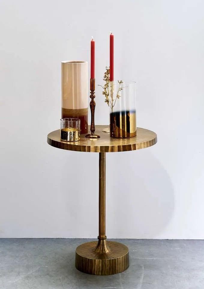 Świecznik RIPPLE HURRICANE złoty Pols Potten Eye on Design