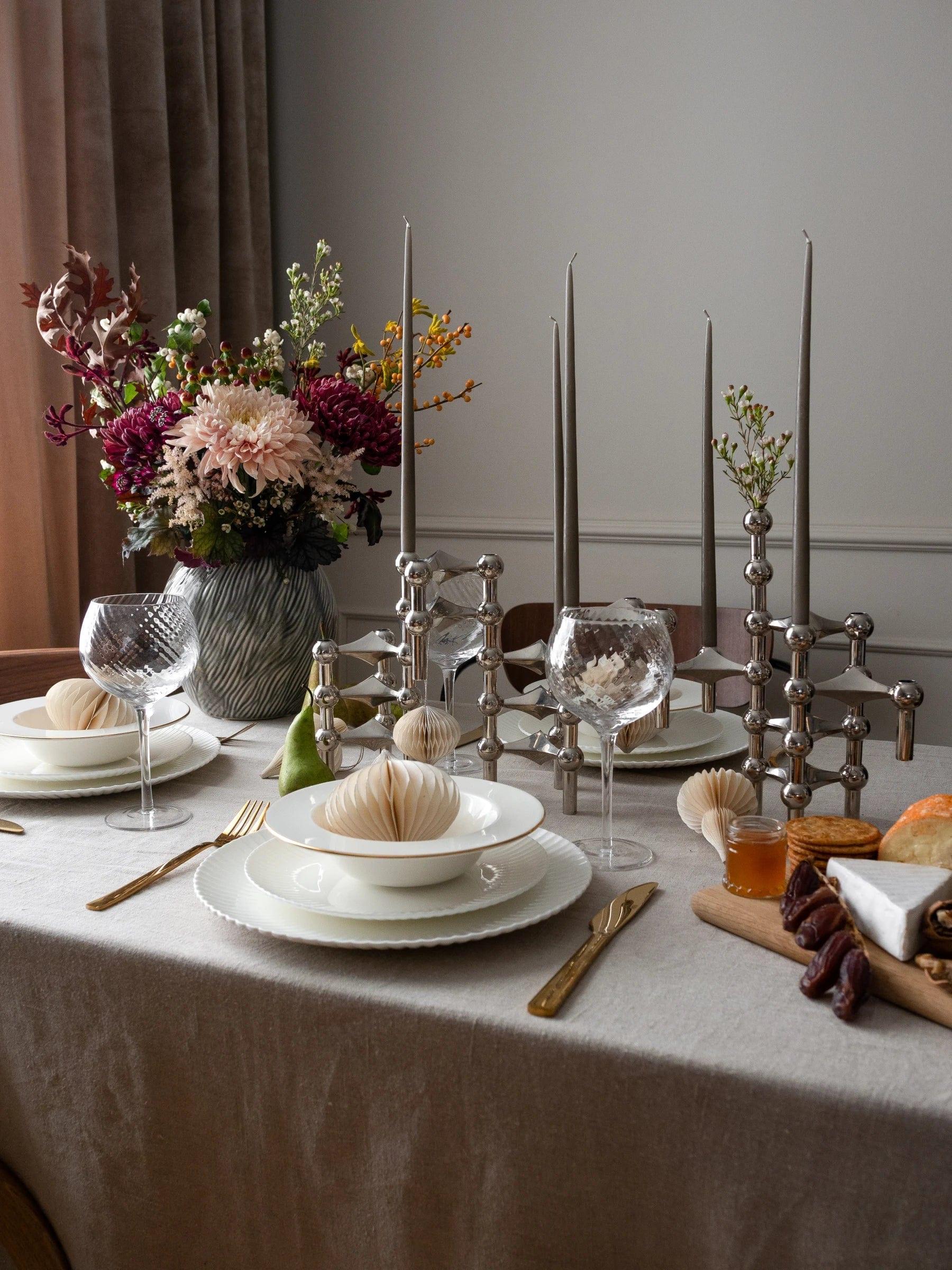 Świecznik STOFF NAGEL chrom Stoff Nagel Eye on Design