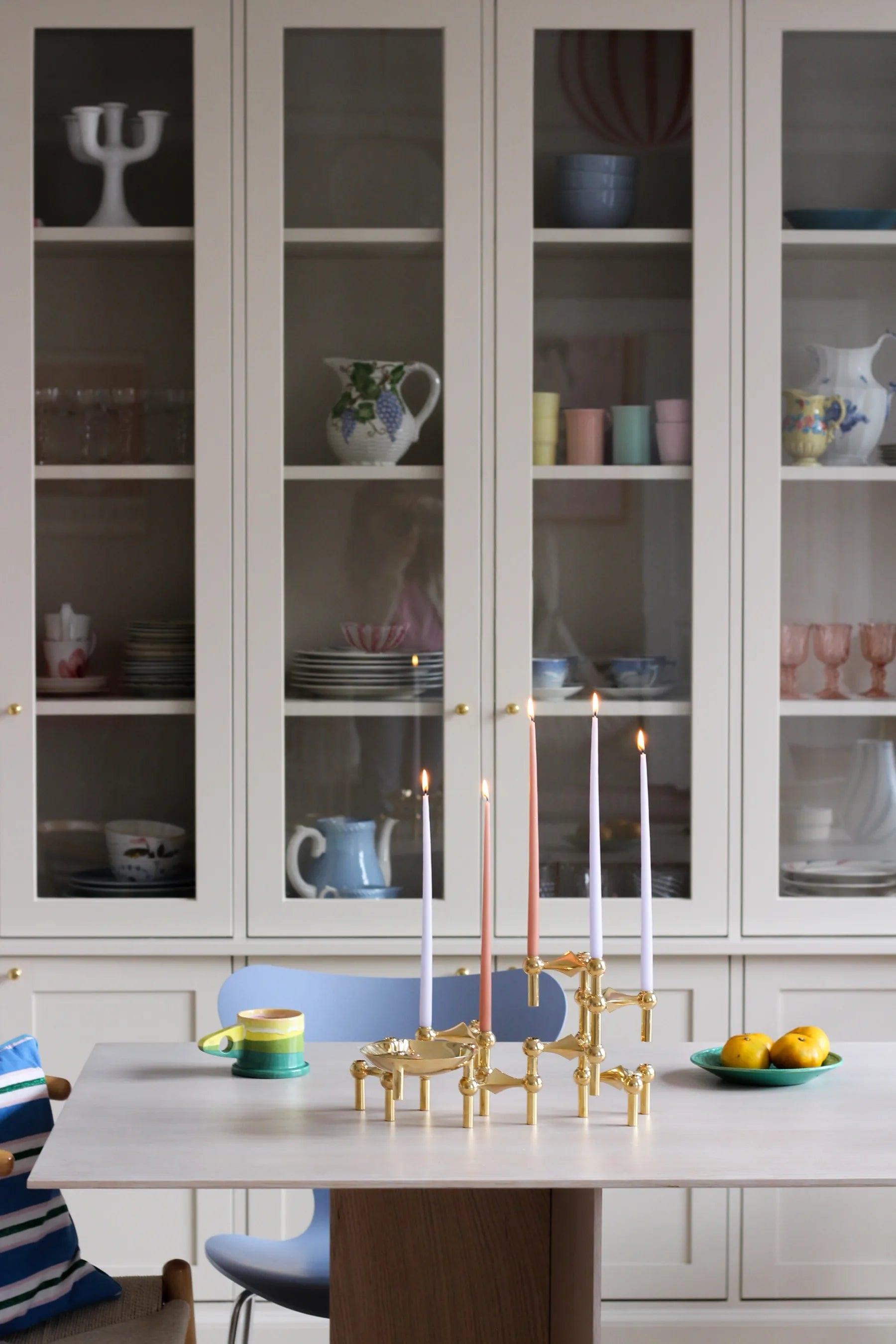 Świecznik STOFF NAGEL mosiężny Stoff Nagel Eye on Design