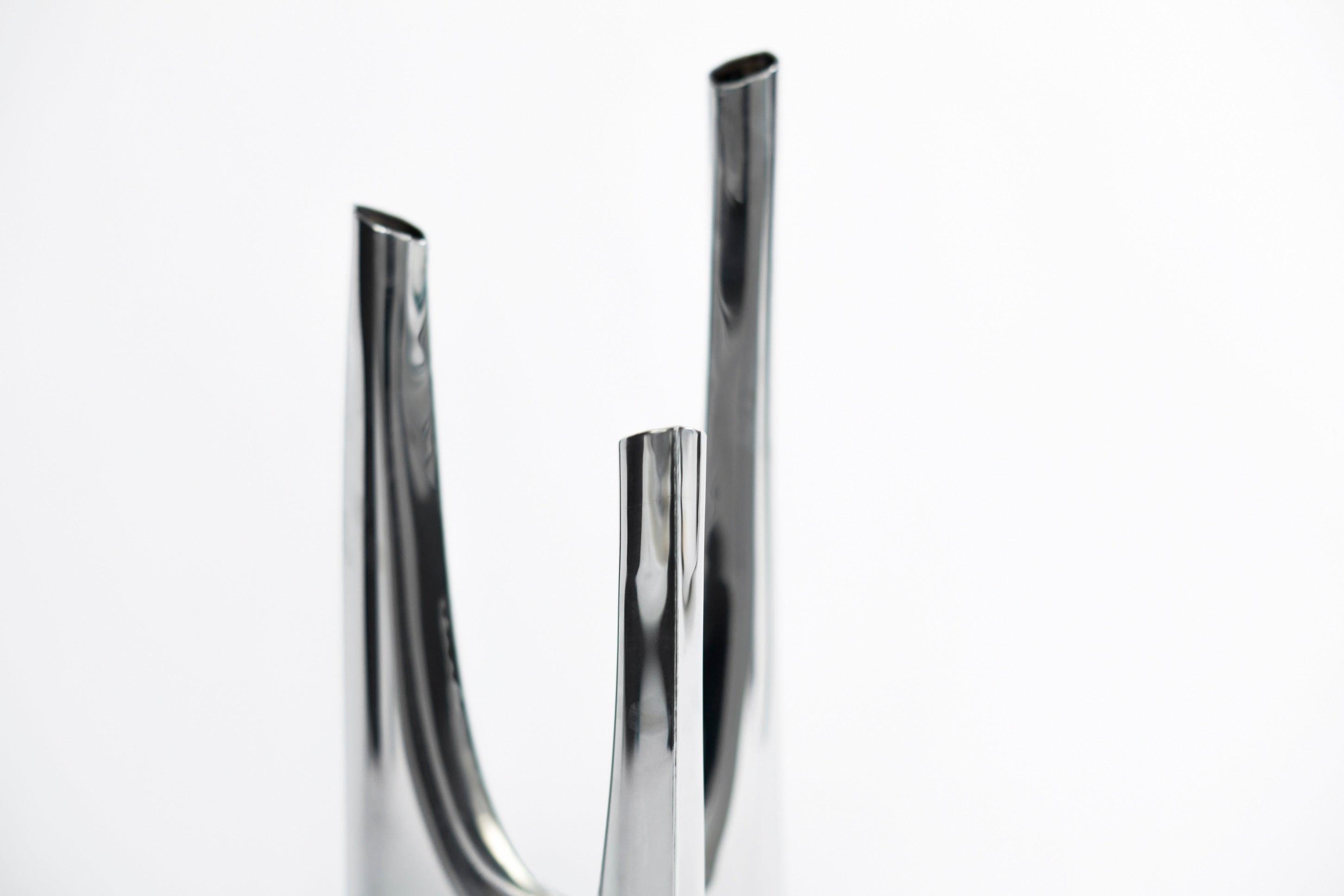 Świecznik TRIGLAV inox Zieta Studio Eye on Design