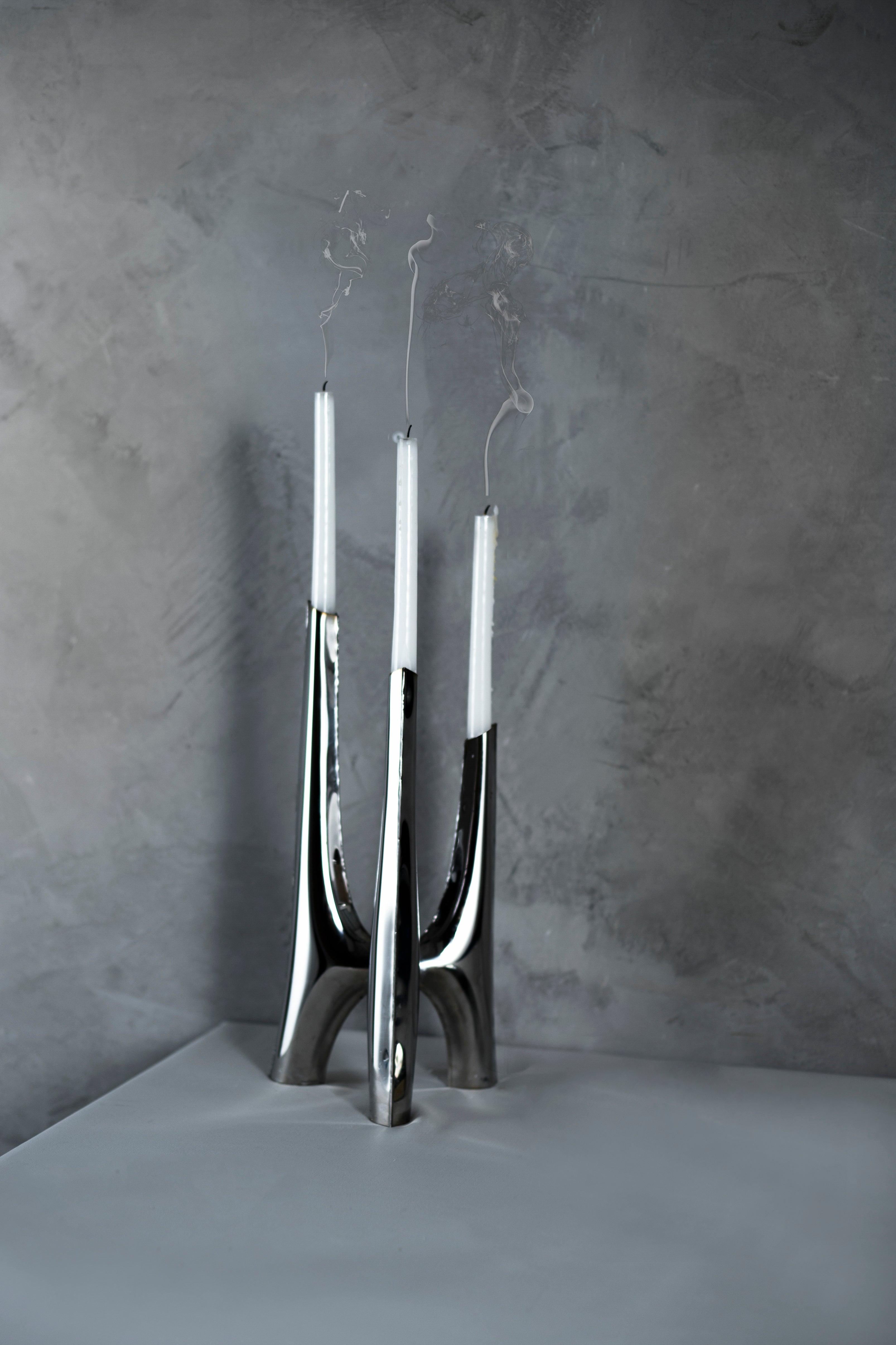 Świecznik TRIGLAV inox Zieta Studio Eye on Design