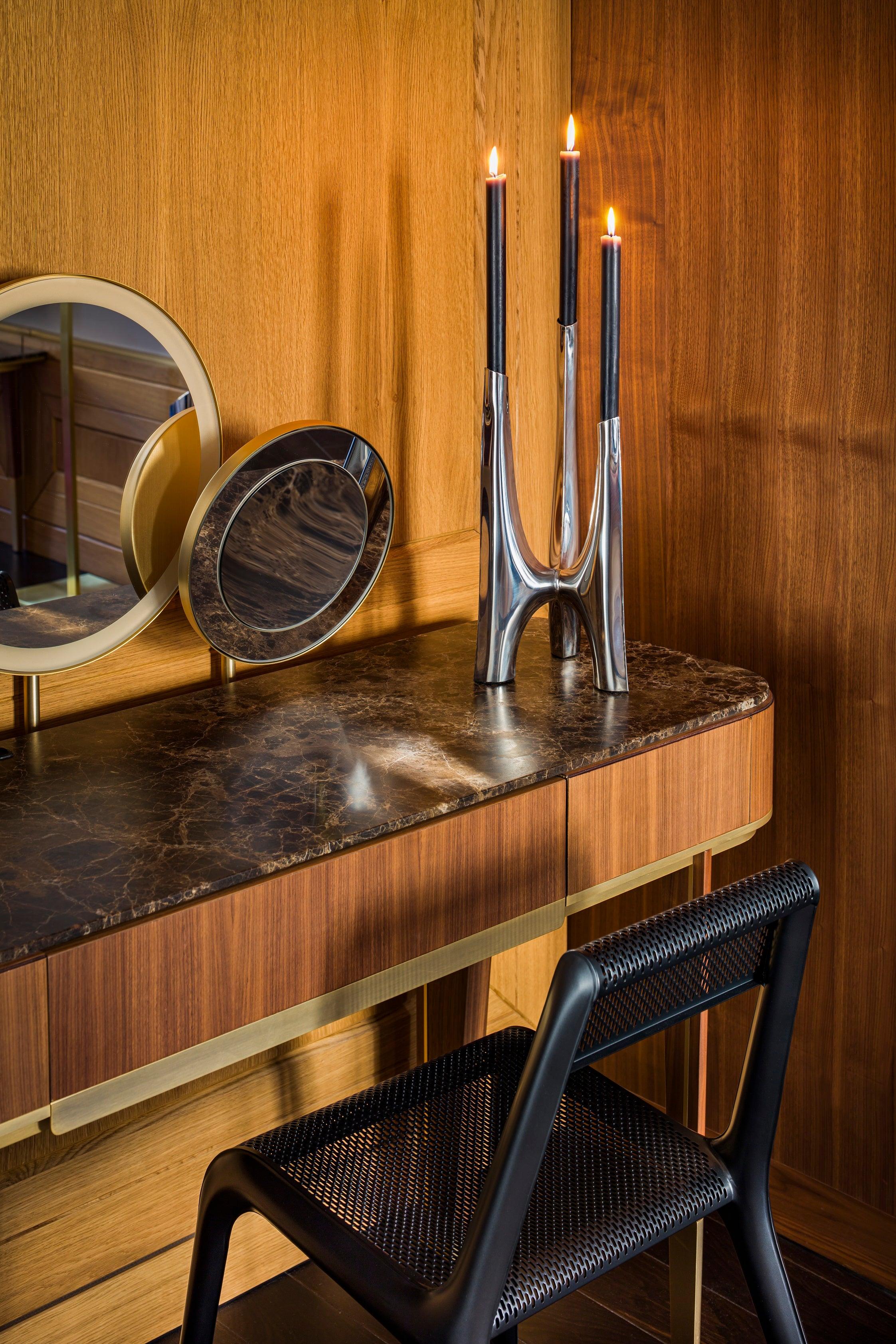 Świecznik TRIGLAV inox Zieta Studio Eye on Design