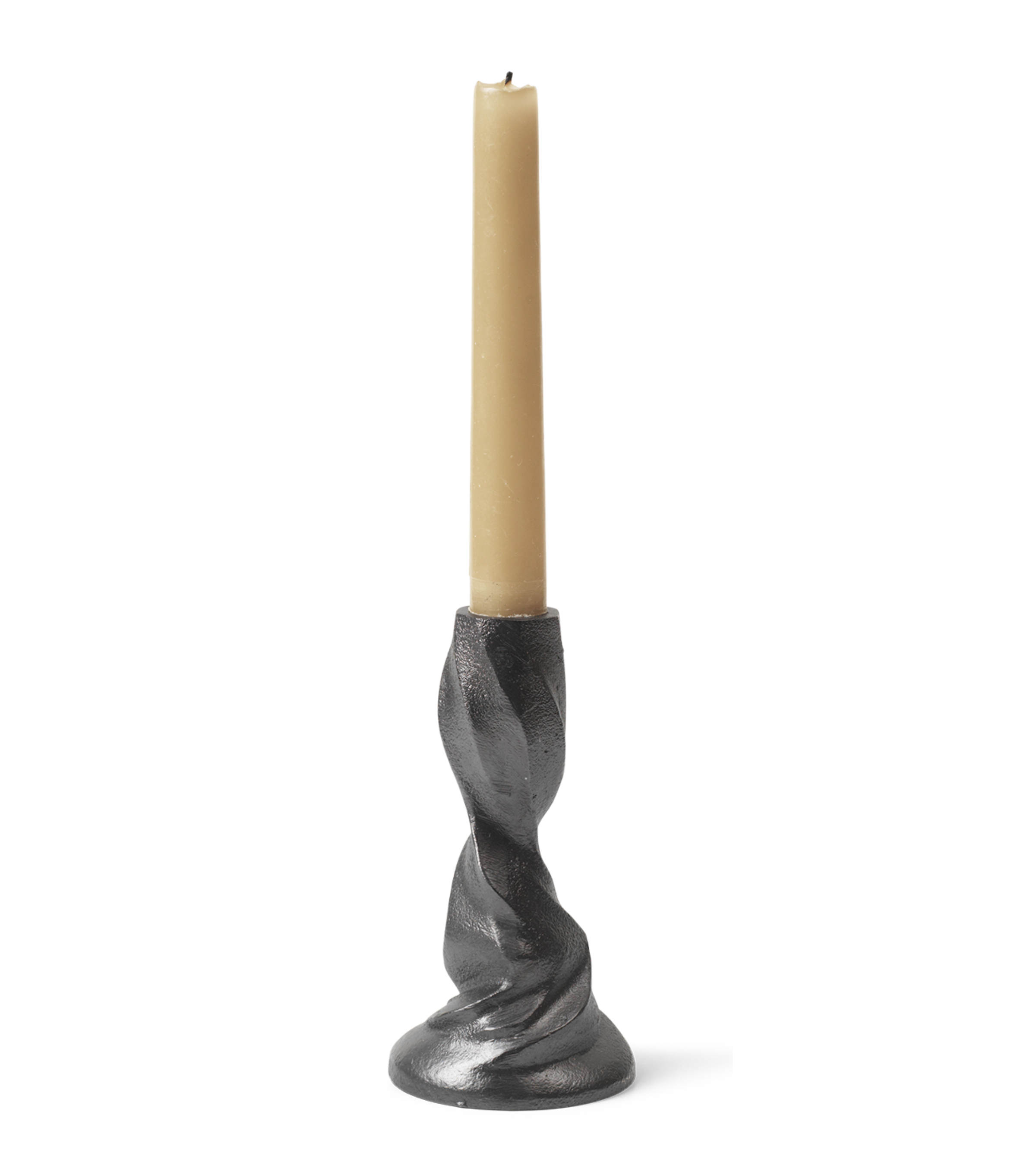 GALE Kerzenständer schwarzes Aluminium