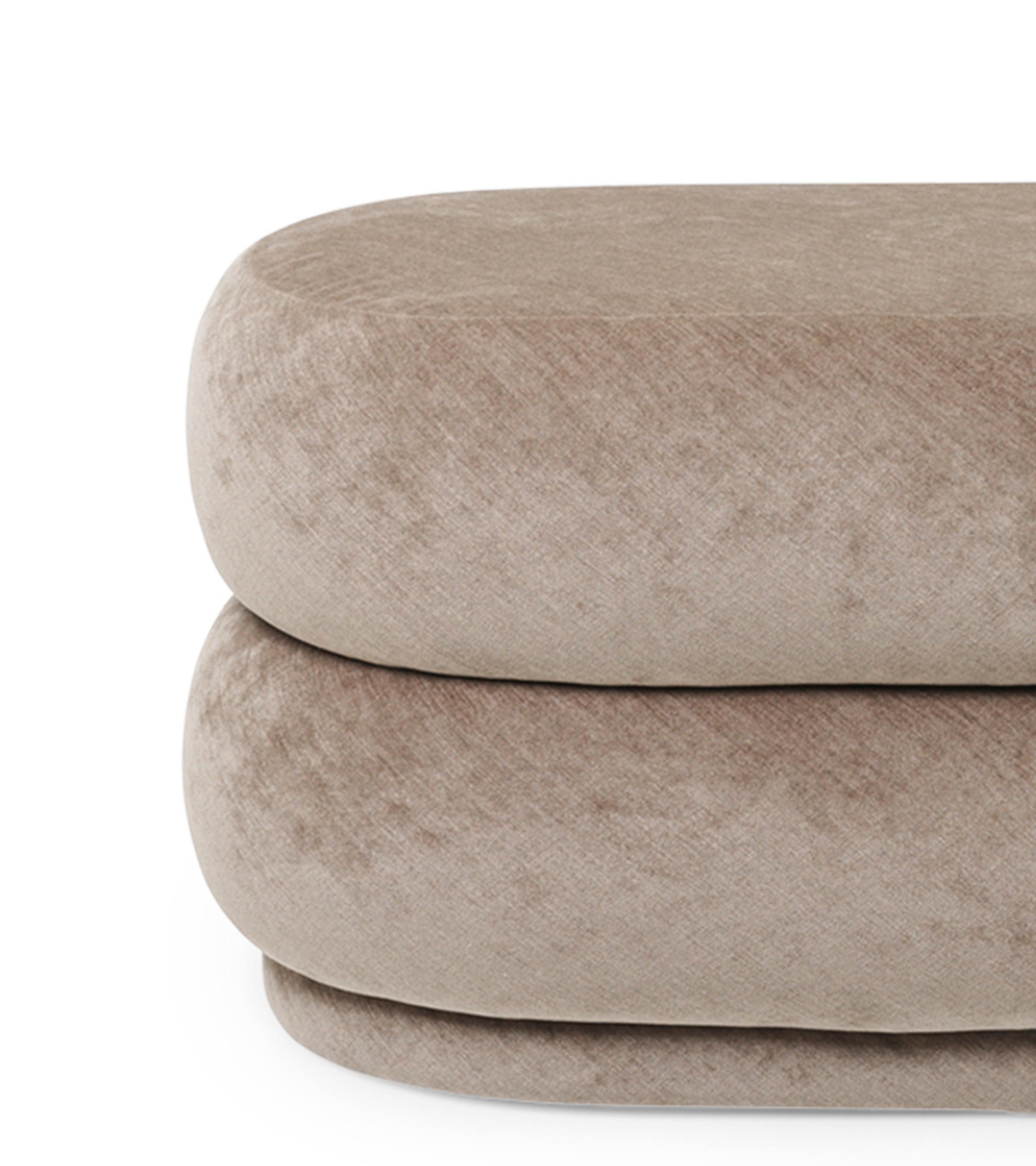 Pouf OVAL beige