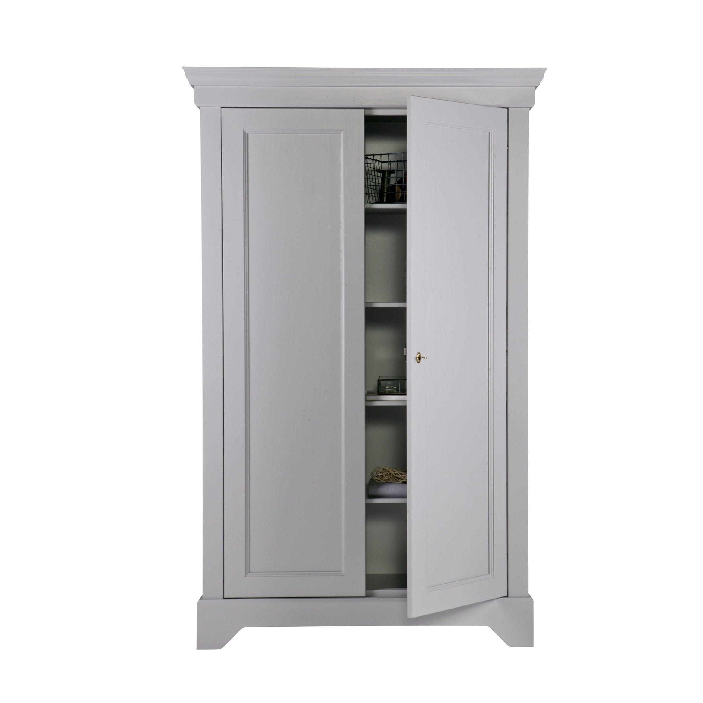 Szafa ISABEL szare drewno Woood Eye on Design