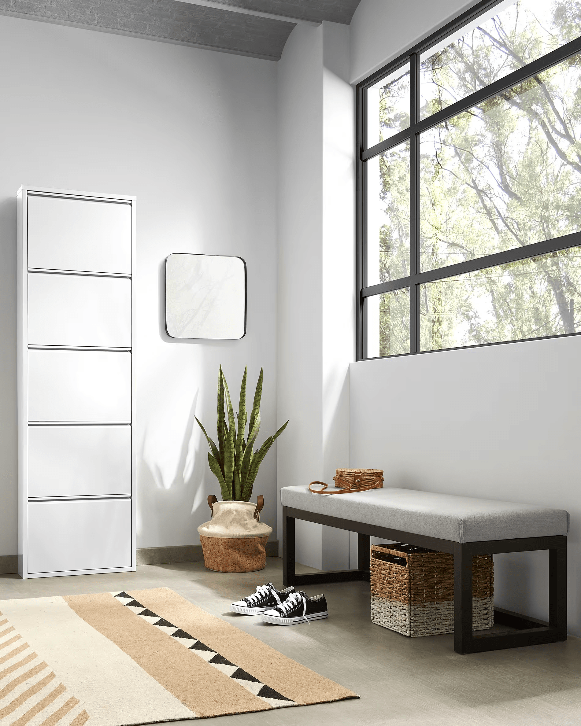 Szafka na buty ODE biały – Kave Home