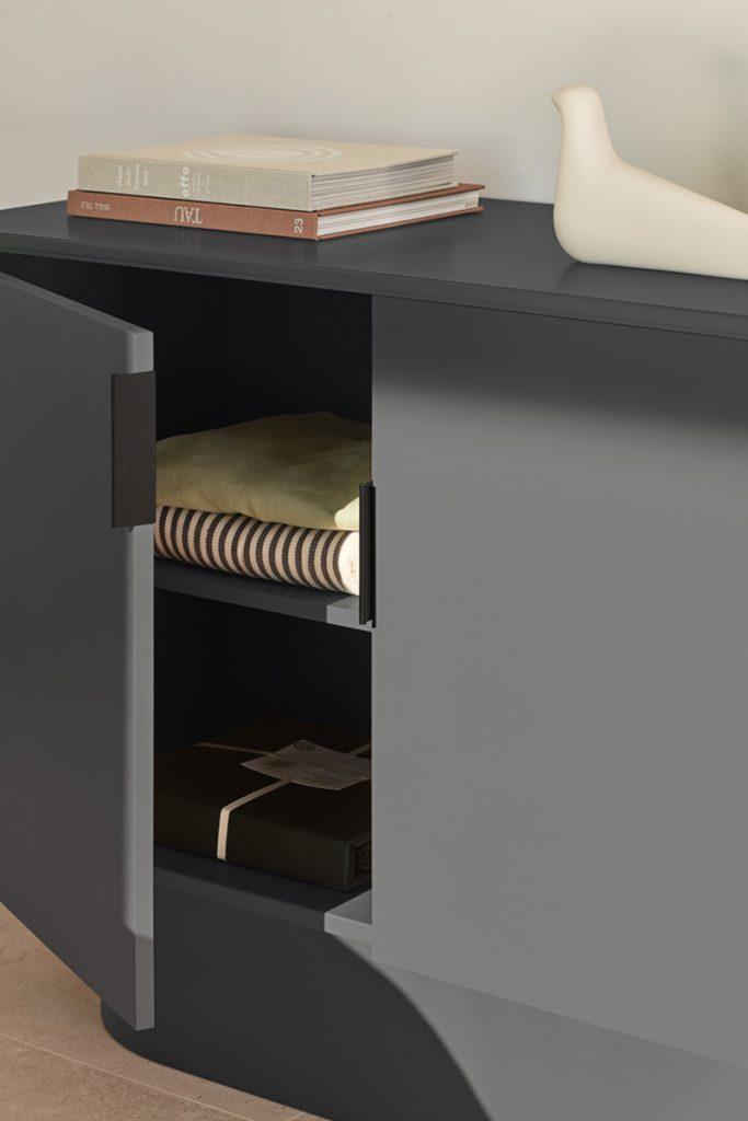 Szafka niska TOTEM antracytowy Teulat Eye on Design