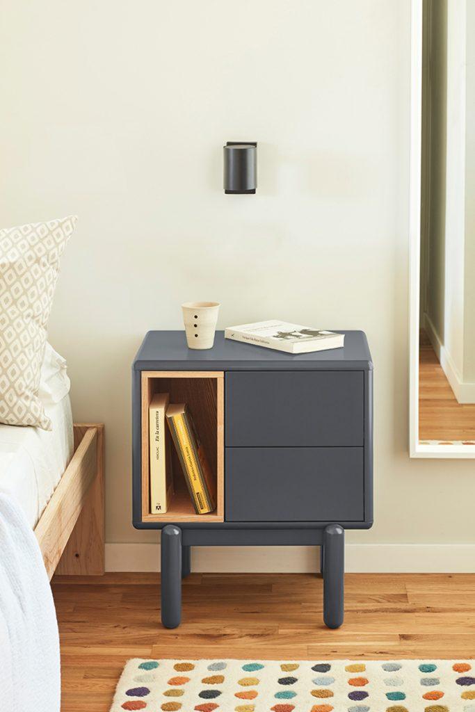 Szafka nocna CORVO antracytowy Teulat Eye on Design