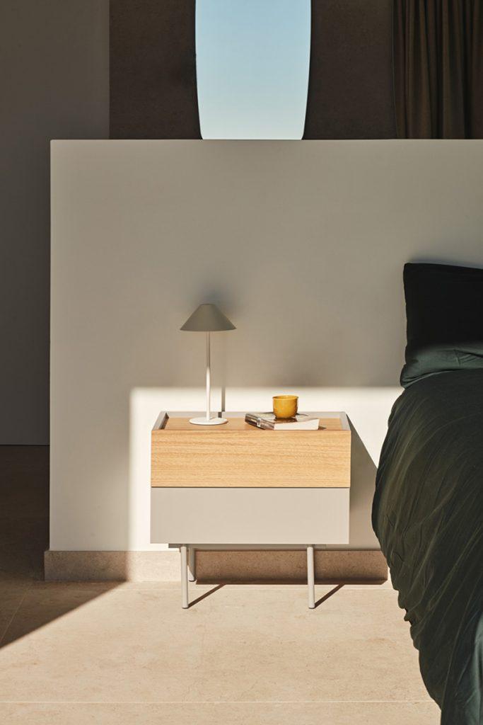 Szafka nocna OTTO beżowy Teulat Eye on Design