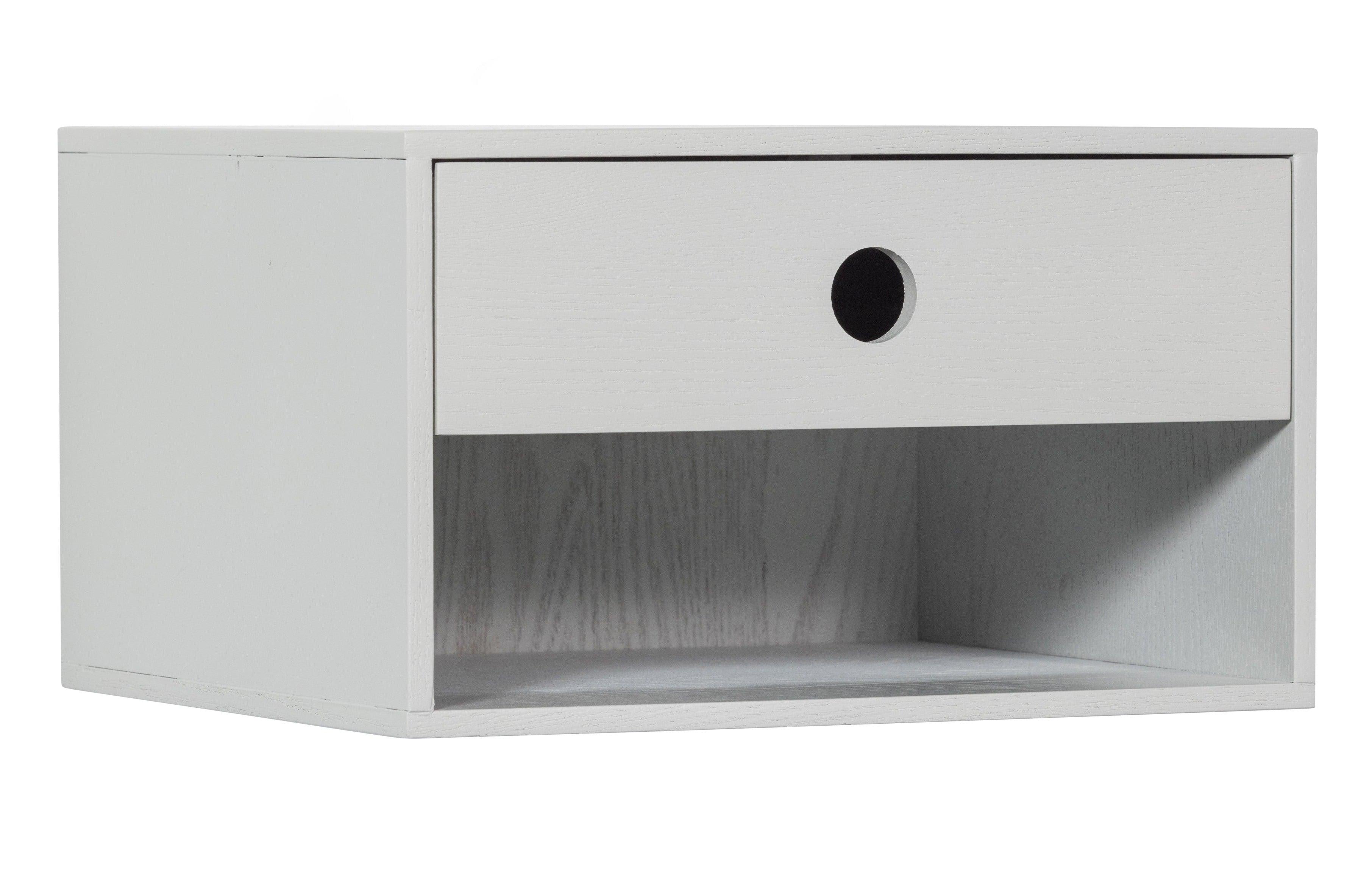 Szafka nocna wisząca NANCY popielaty Woood Eye on Design