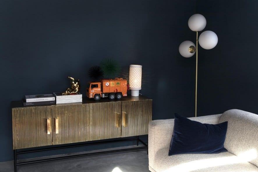 Szafka RIBBEL złoty Pols Potten Eye on Design