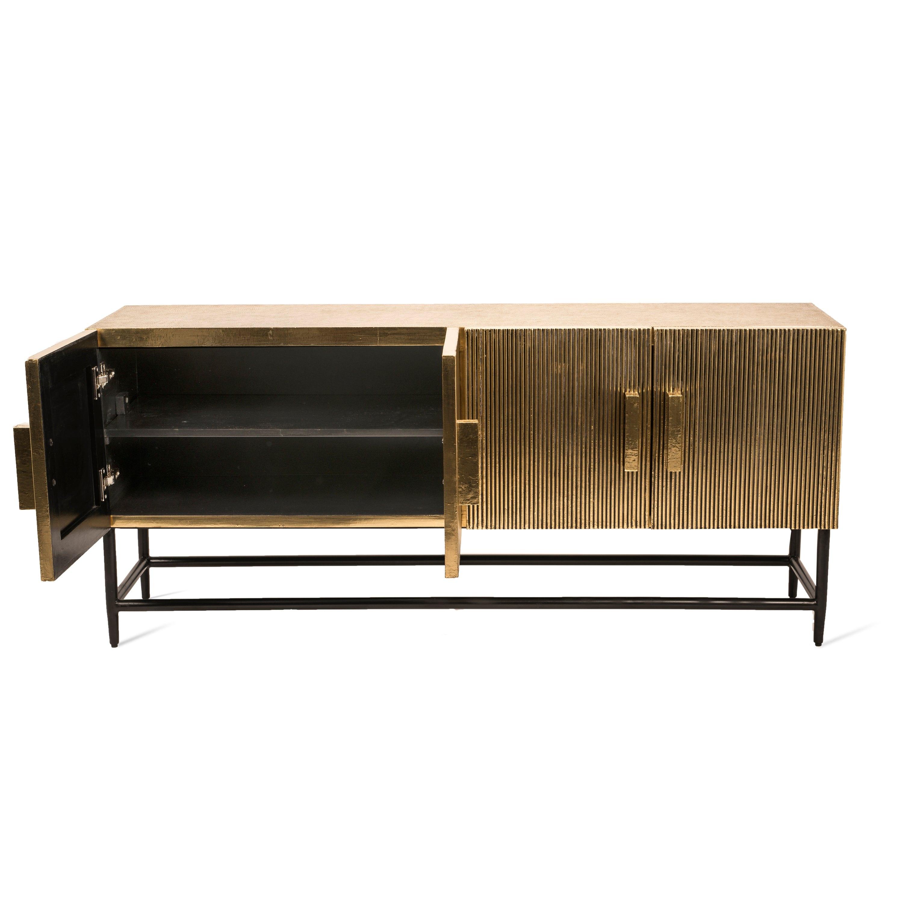 Szafka RIBBEL złoty Pols Potten Eye on Design