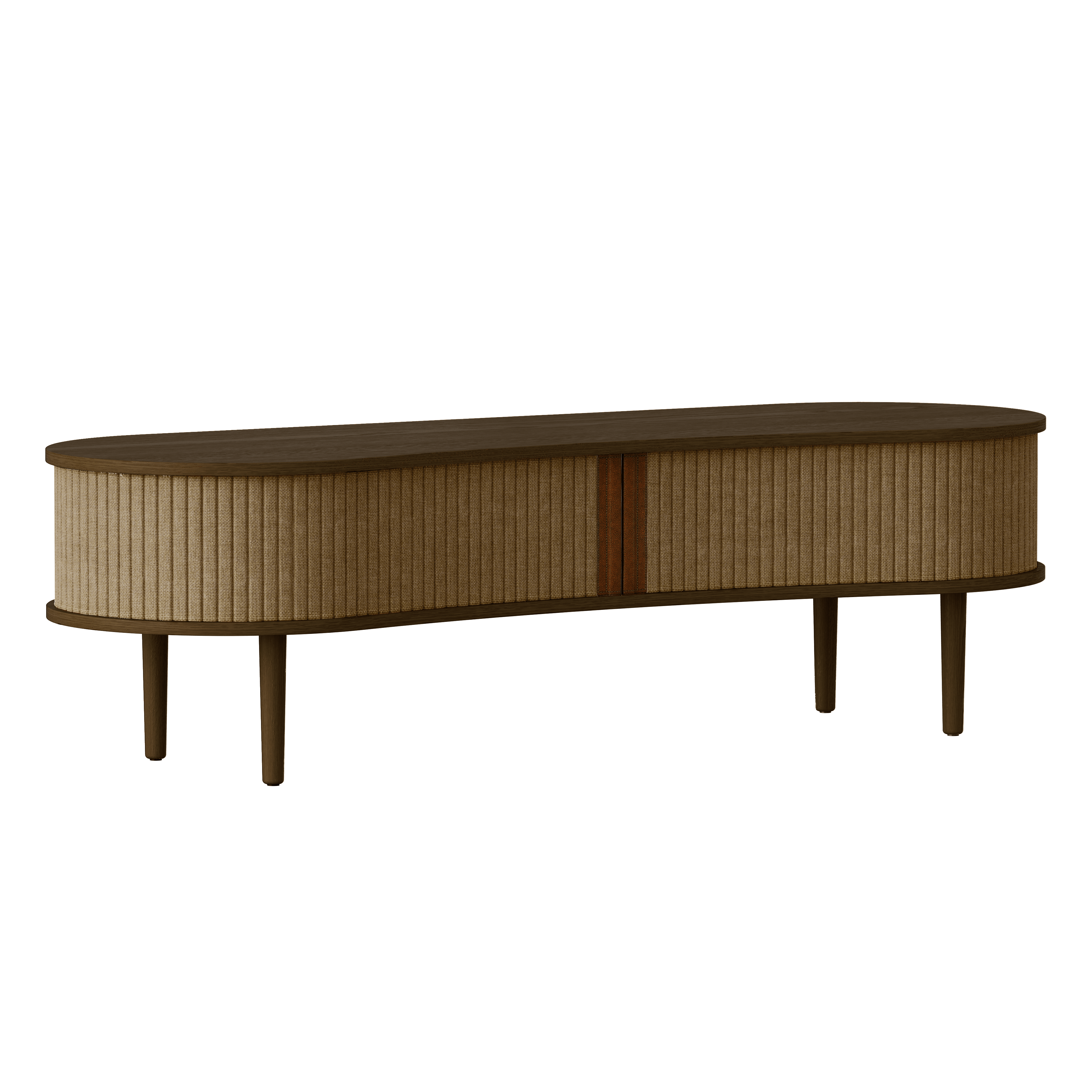 Szafka RTV AUDACIOUS karmelowy z ciemnym dębem UMAGE Nie Eye on Design