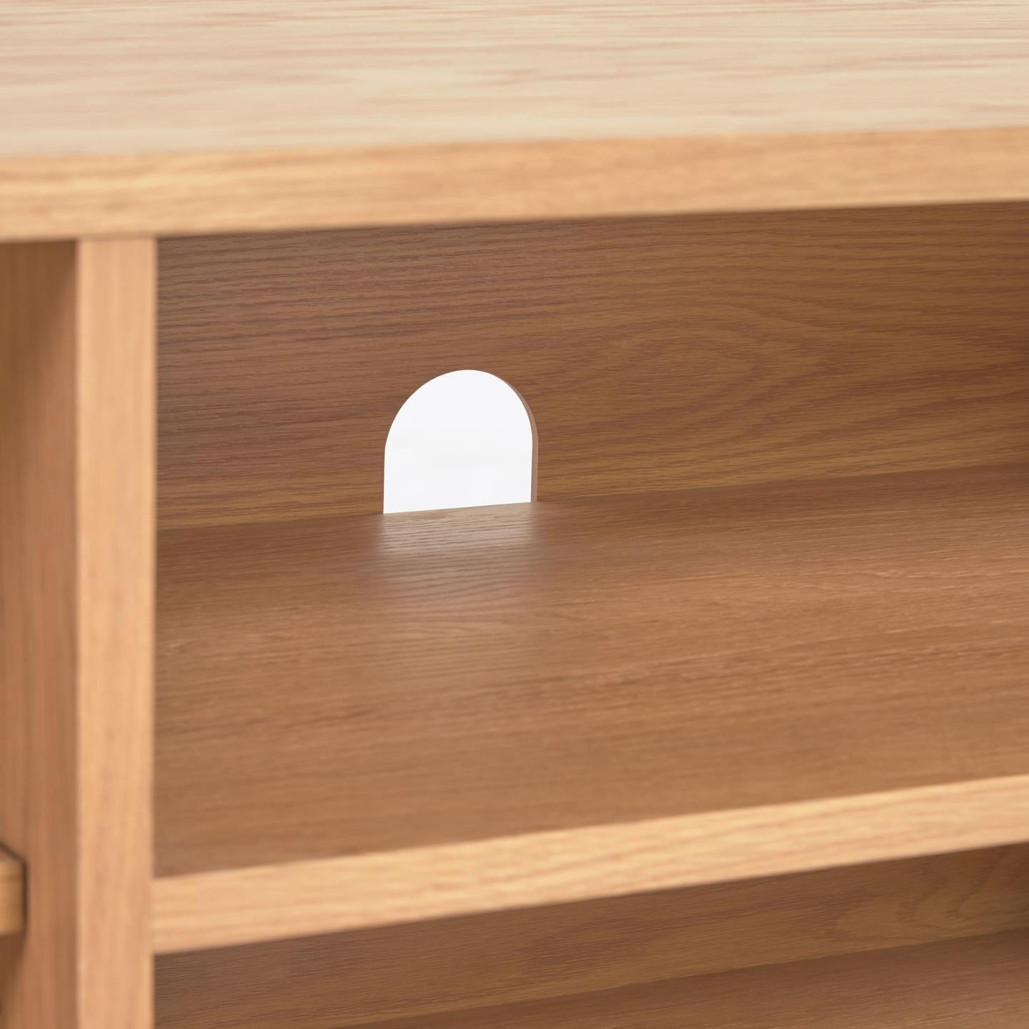 Szafka RTV BEYLA lite drewno dębowe La Forma Eye on Design