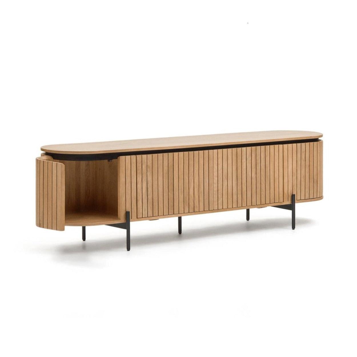 Szafka RTV LICIA lite drewno mango La Forma Eye on Design