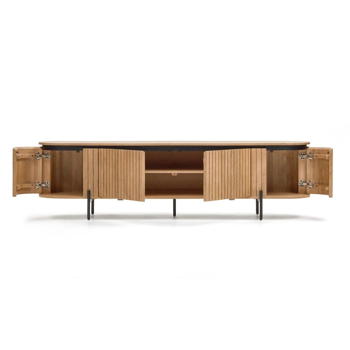 Szafka RTV LICIA lite drewno mango La Forma Eye on Design