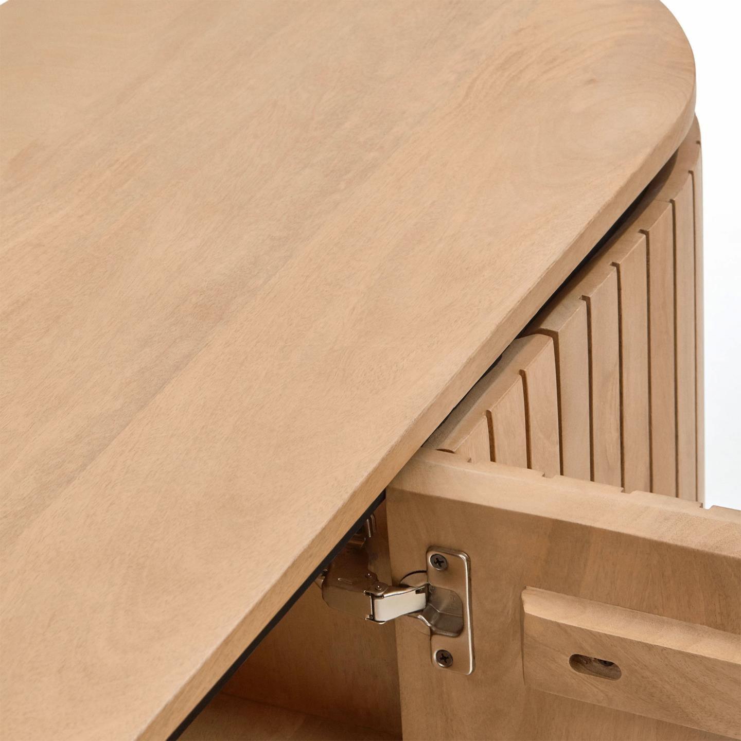 Szafka RTV LICIA lite drewno mango La Forma Eye on Design