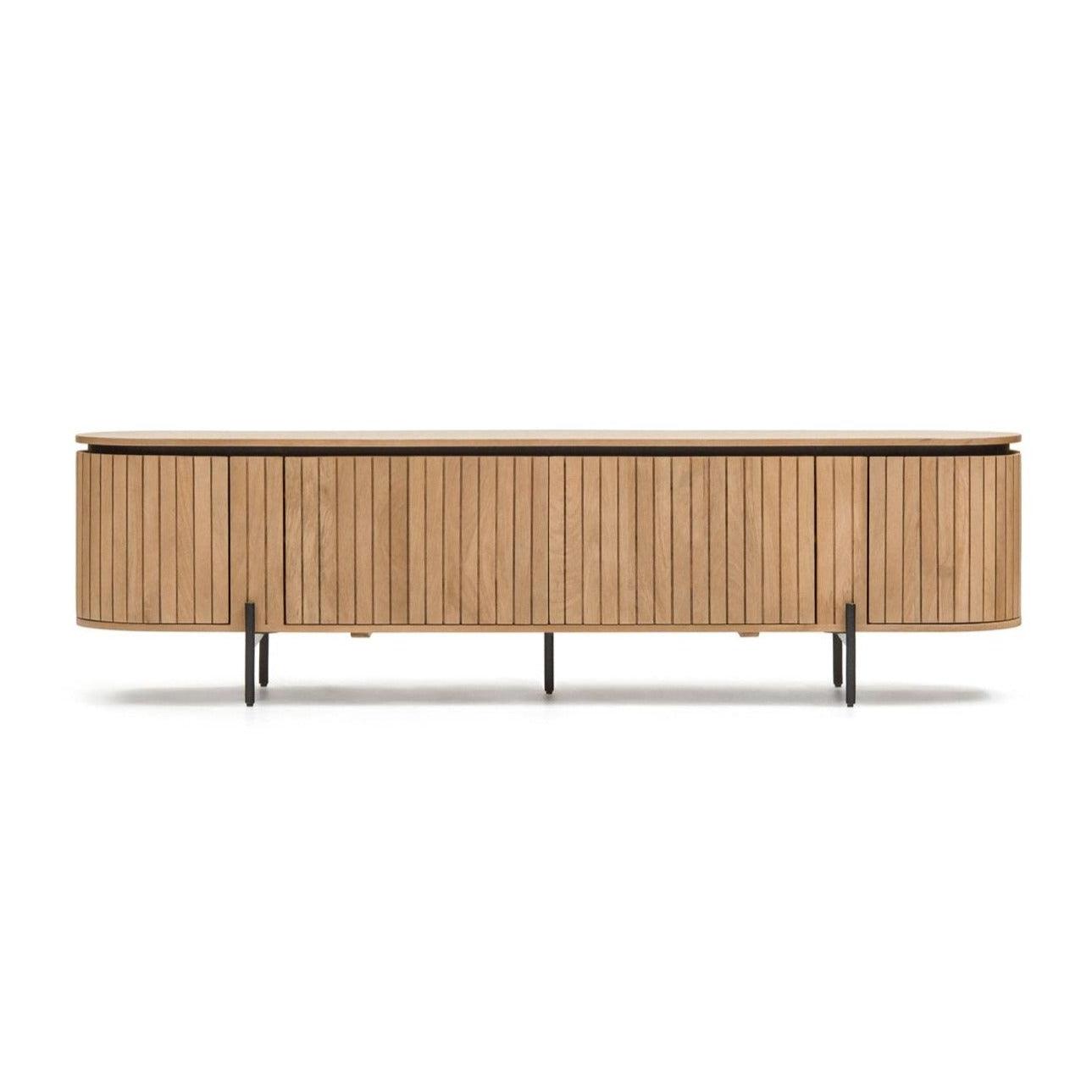 Szafka RTV LICIA lite drewno mango La Forma Eye on Design