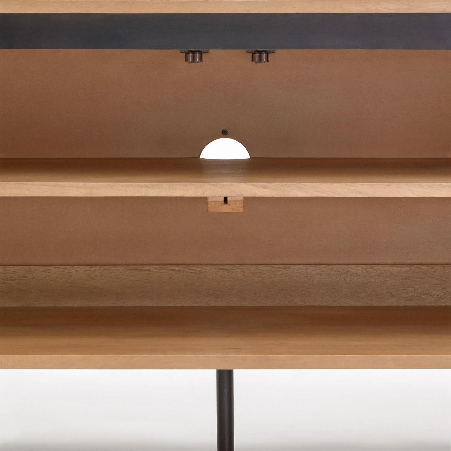 Szafka RTV LICIA lite drewno mango La Forma Eye on Design