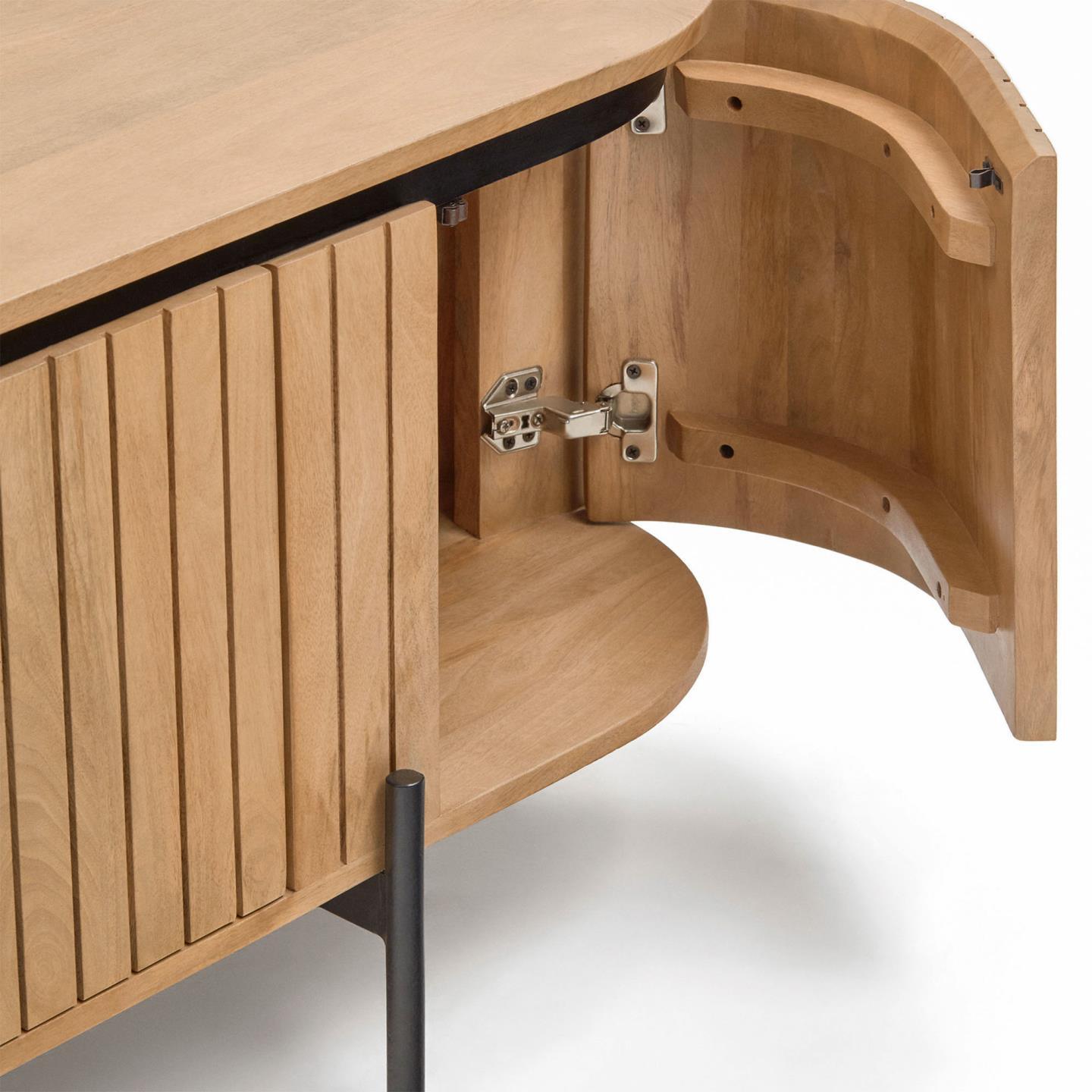 Szafka RTV LICIA lite drewno mango La Forma Eye on Design