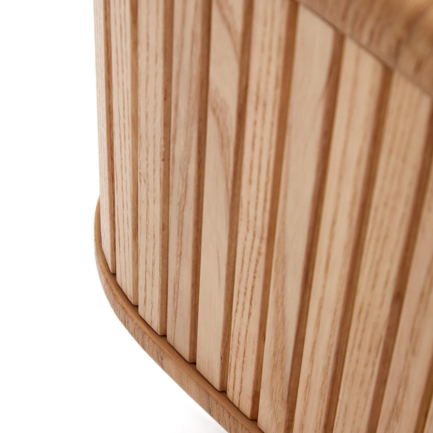 Szafka RTV MAILEN okleina jesionowa La Forma Eye on Design