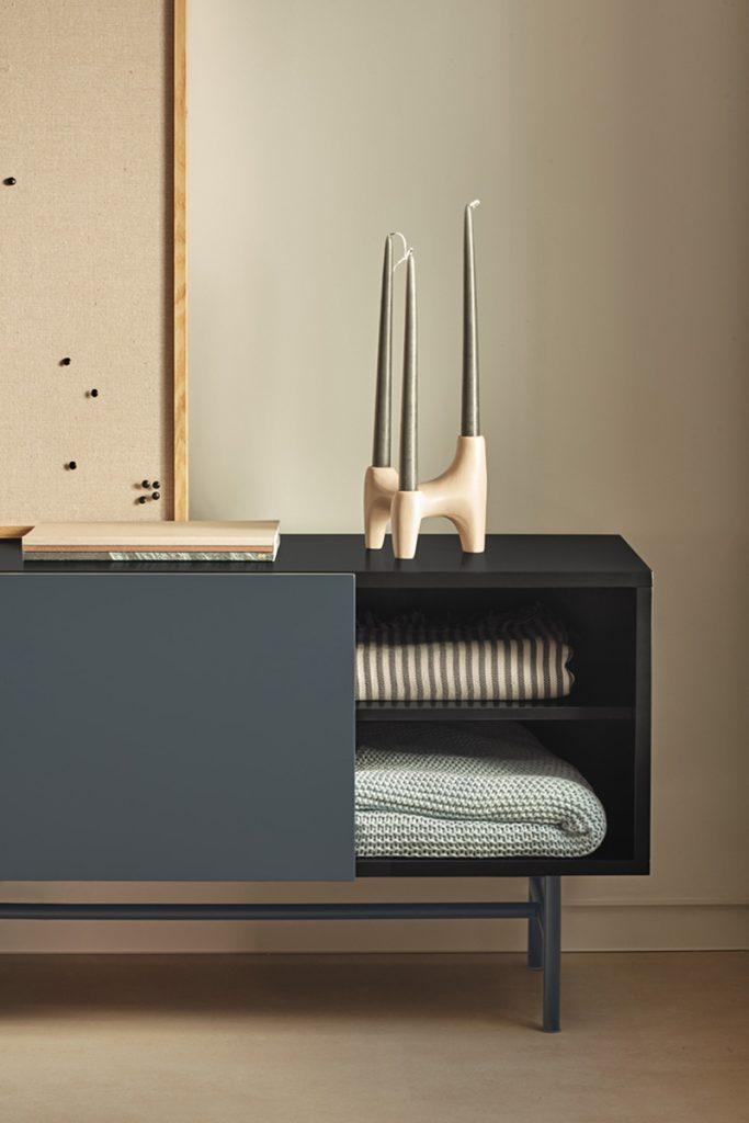 Szafka RTV NUBE antracytowy Teulat Eye on Design