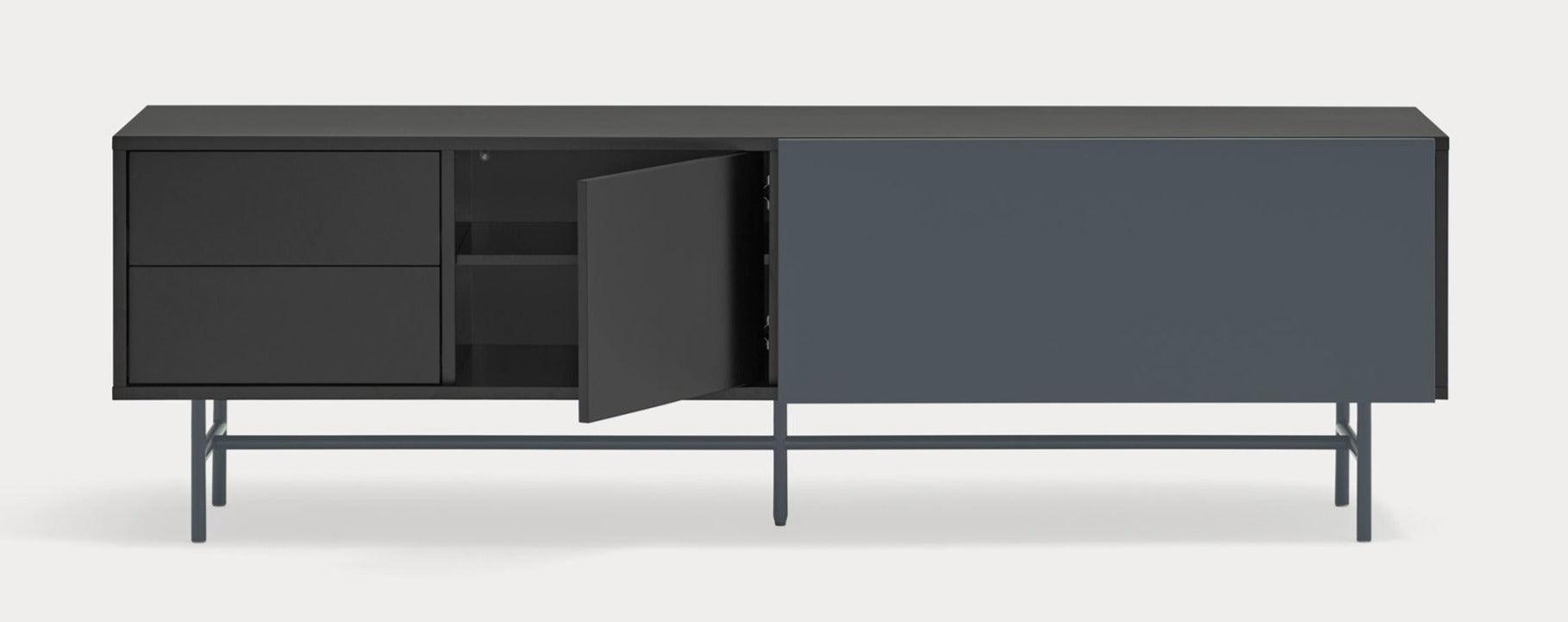 Szafka RTV NUBE antracytowy Teulat Eye on Design