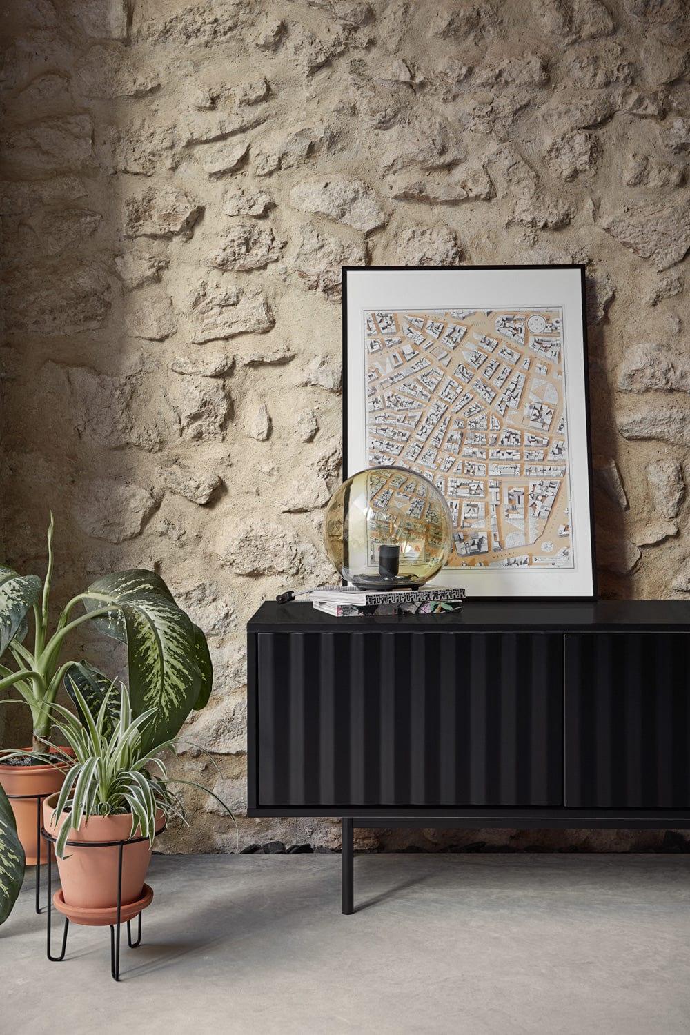 Szafka RTV SIERRA czarny Teulat Eye on Design