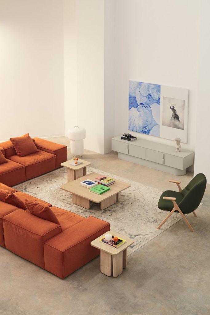 Szafka RTV TOTEM beżowy Teulat Eye on Design