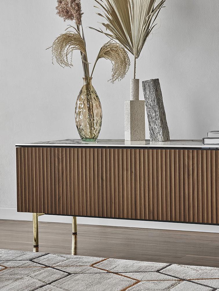 Szafka RTV UNIVERSAL beżowy mat Calligaris Eye on Design