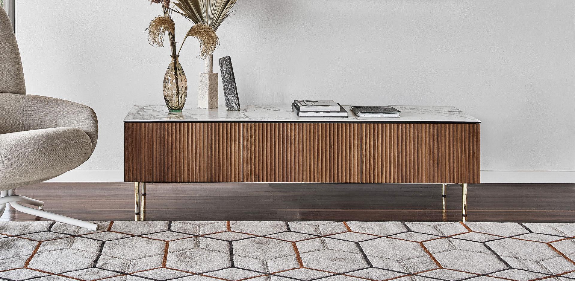 Szafka RTV UNIVERSAL beżowy mat Calligaris Eye on Design