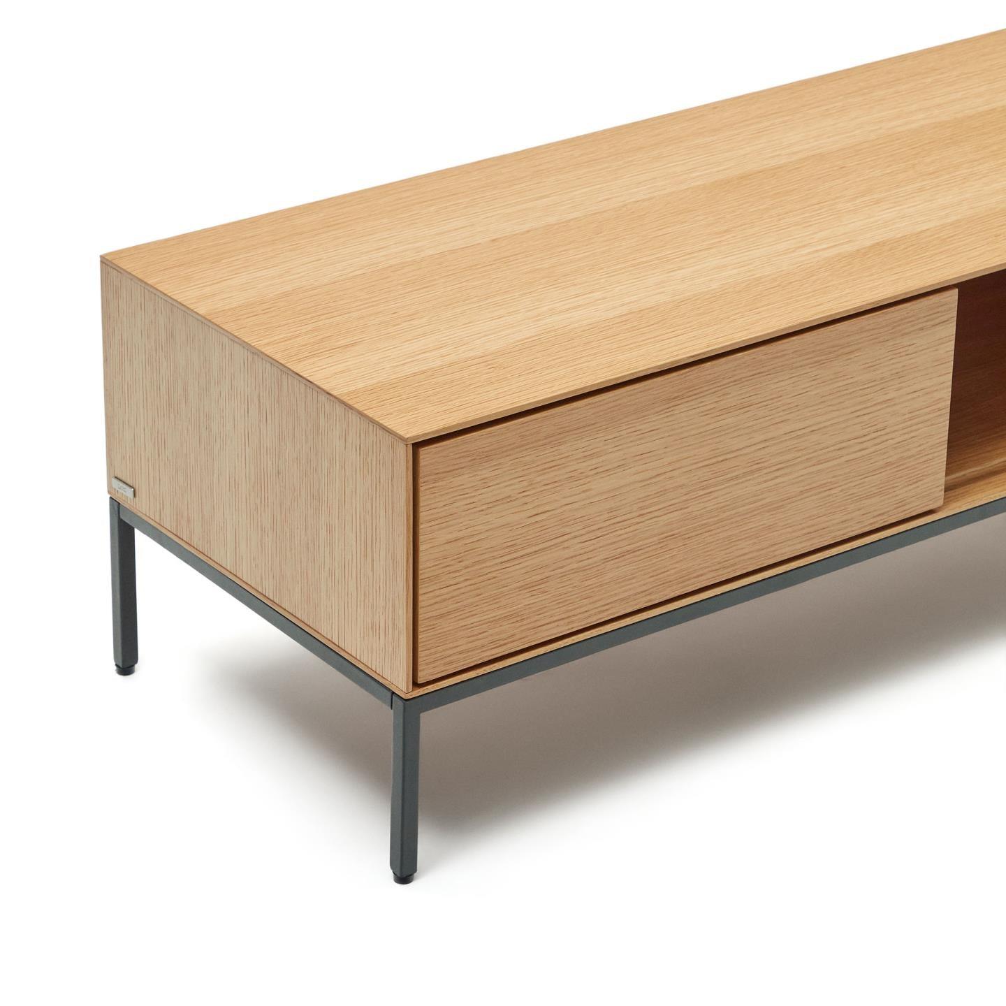 Szafka RTV VEDRANA fornir dębowy La Forma Eye on Design